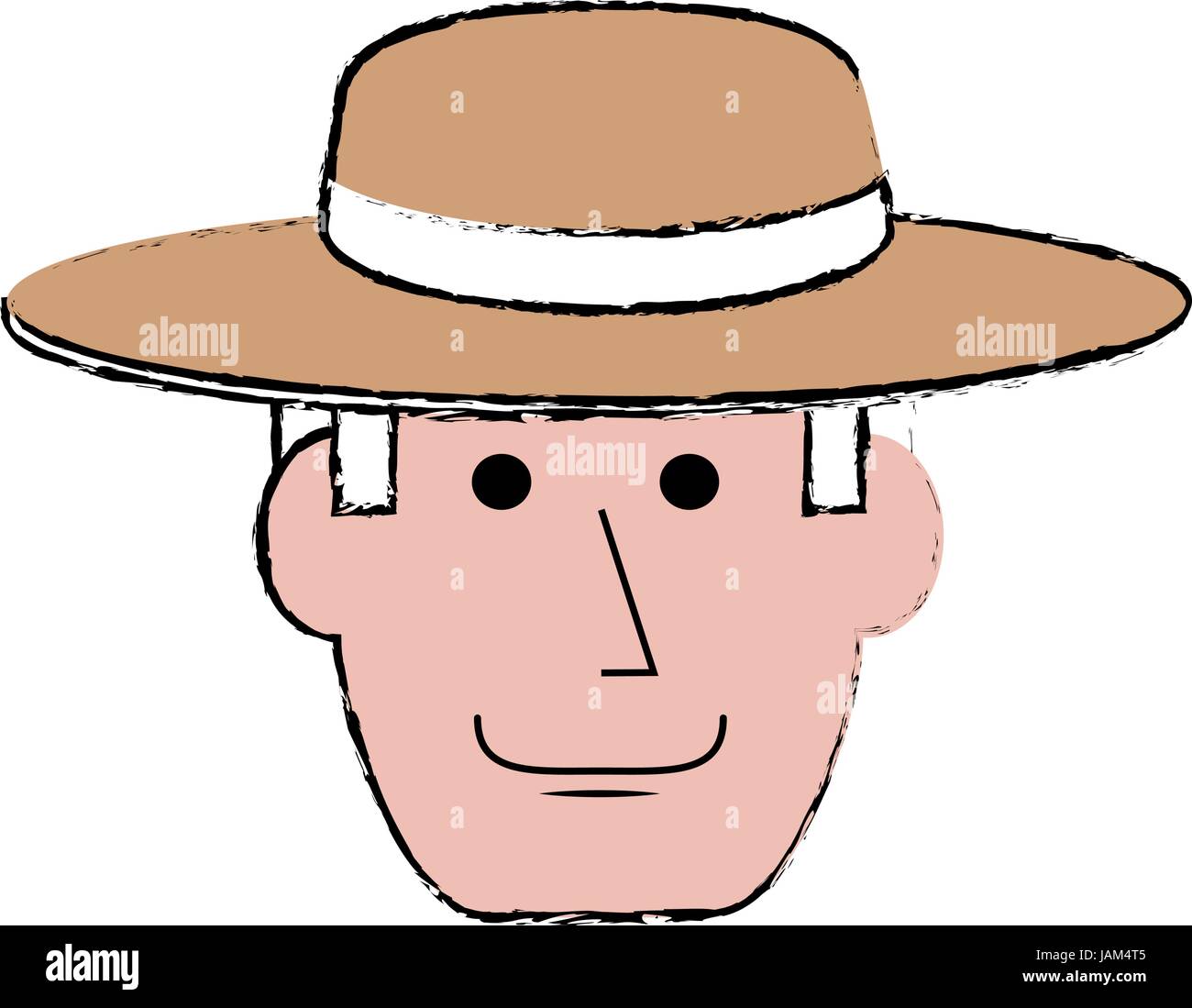 Gardener farmer avatar Stock Vector Image & Art - Alamy