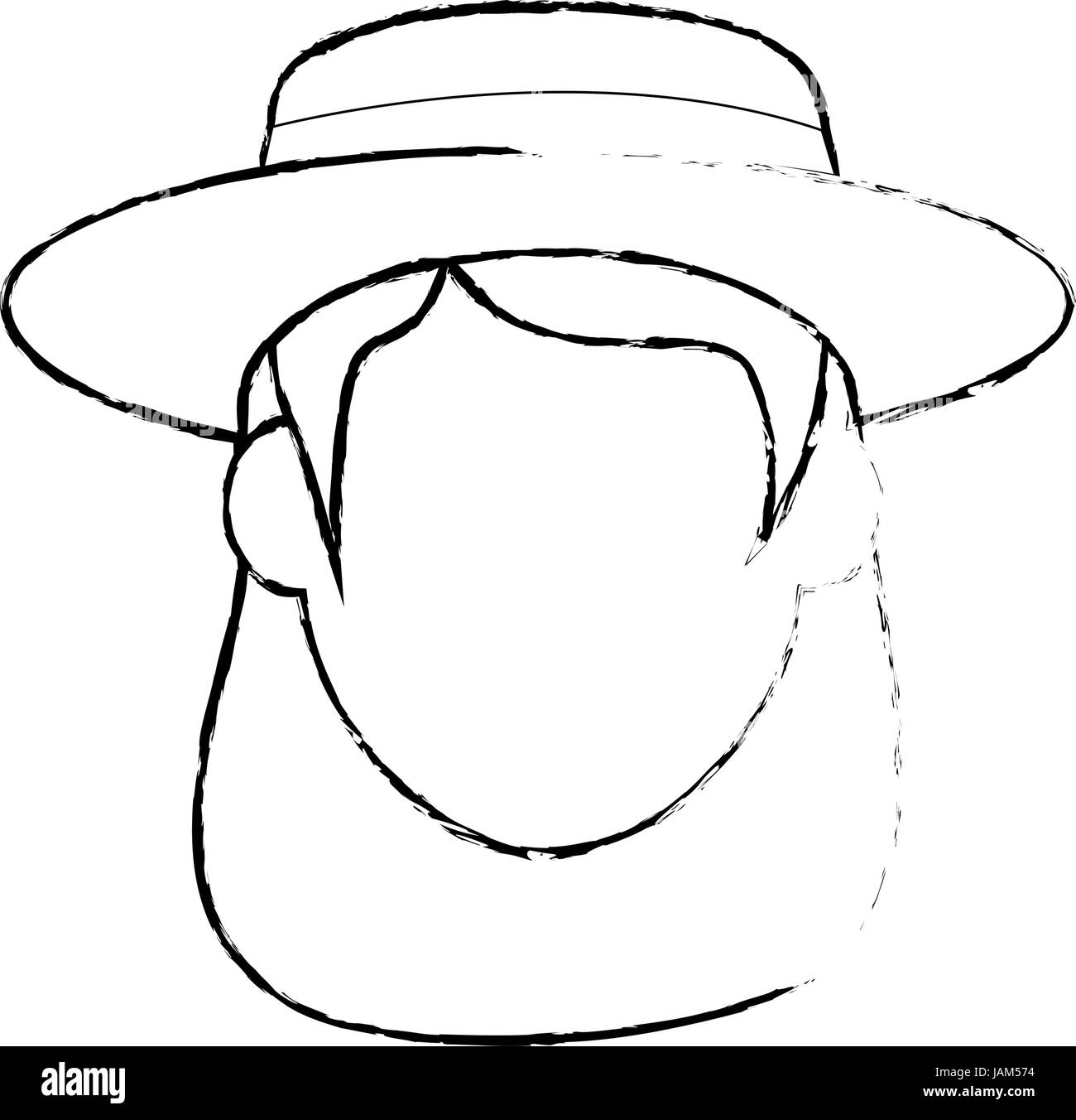 Gardener farmer avatar Stock Vector Image & Art - Alamy