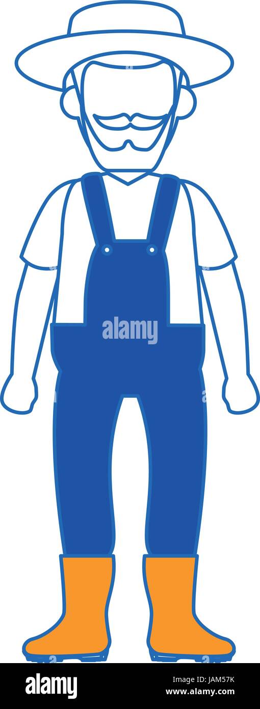 Gardener farmer avatar Stock Vector Image & Art - Alamy