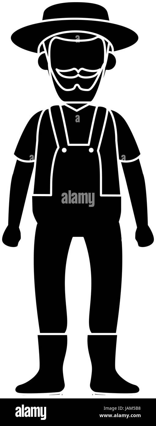 Gardener farmer avatar Stock Vector Image & Art - Alamy