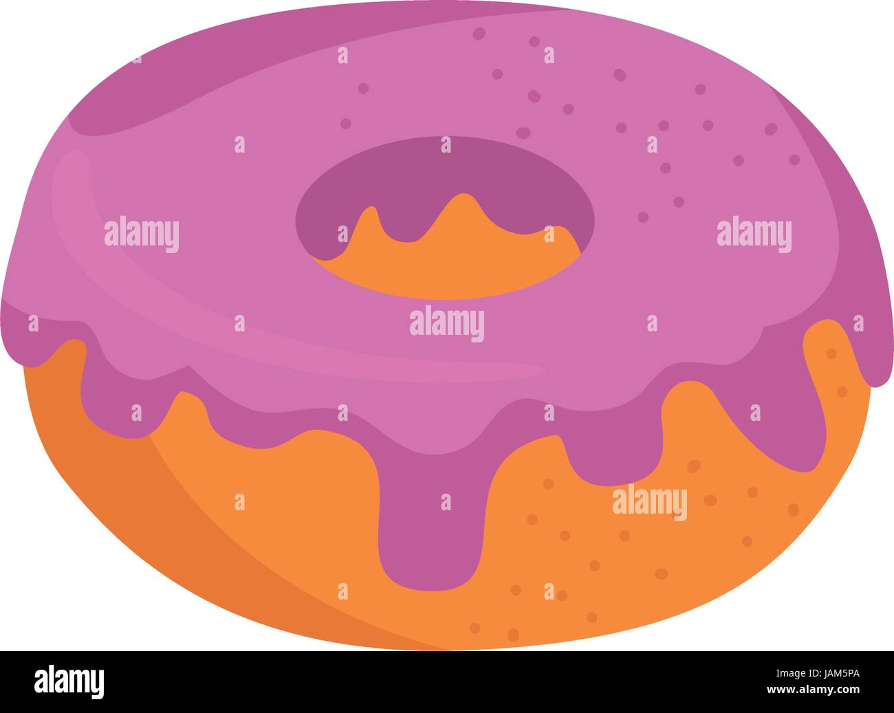 Donut delicious dessert Stock Vector Image & Art - Alamy