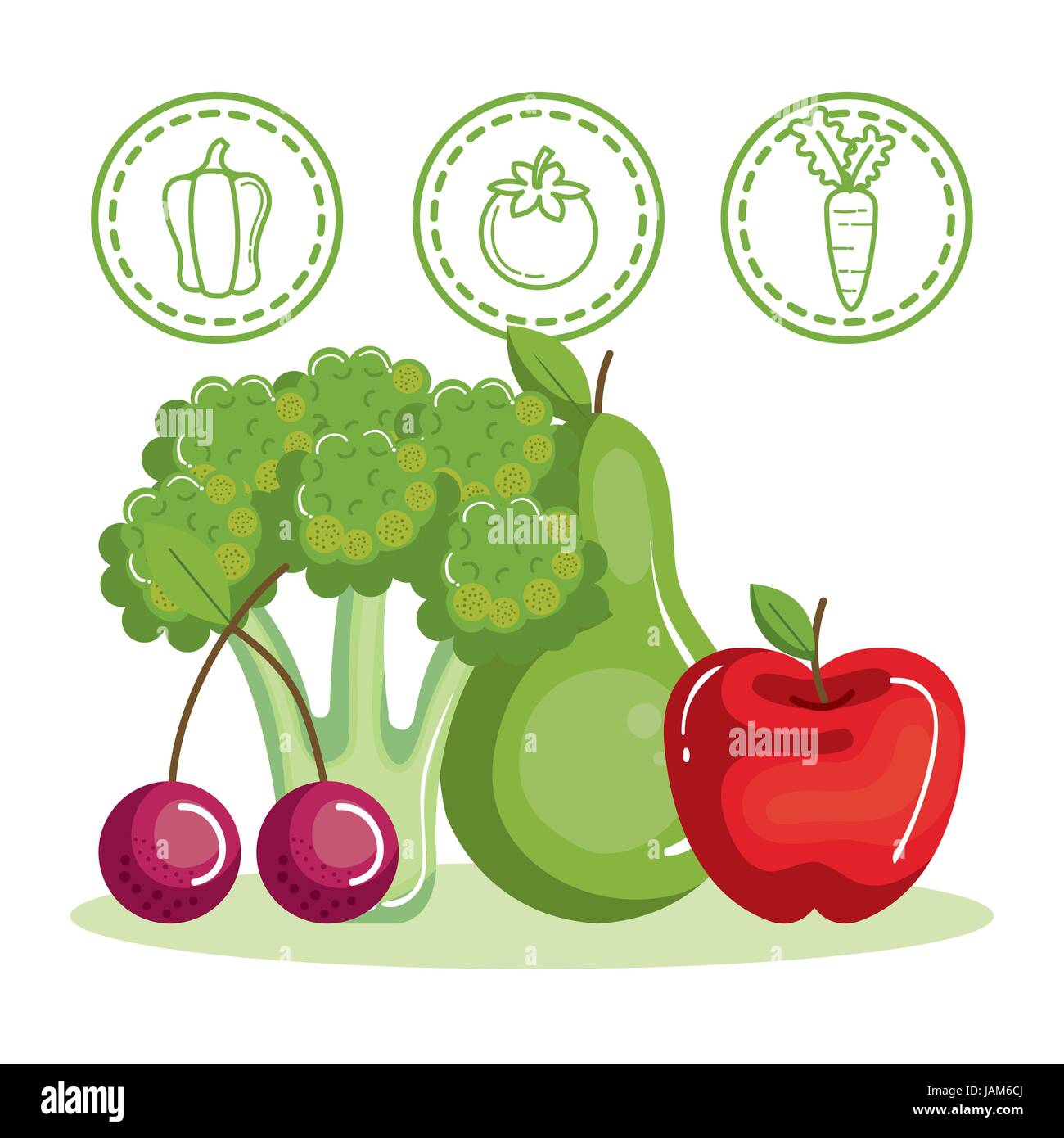 Healthy food design Stock Vector Image & Art - Alamy