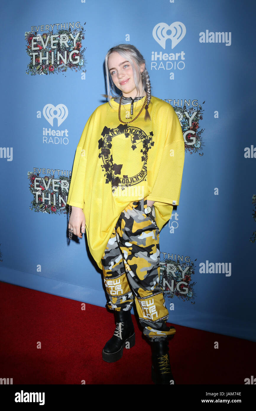 'Everything, Everything' Premiere at the TCL Chinese 6 Theater - Arrivals  Featuring: Billie Eilish Where: Los Angeles, California, United States When: 07 May 2017 Credit: Nicky Nelson/WENN.com Stock Photo