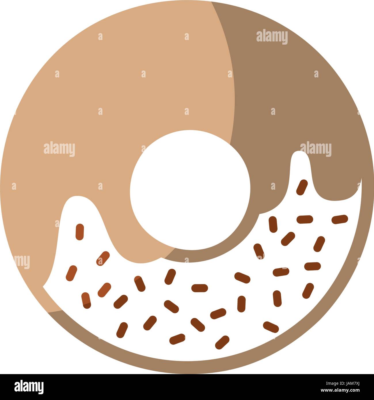 delicious sweet donut icon Stock Vector Image & Art - Alamy