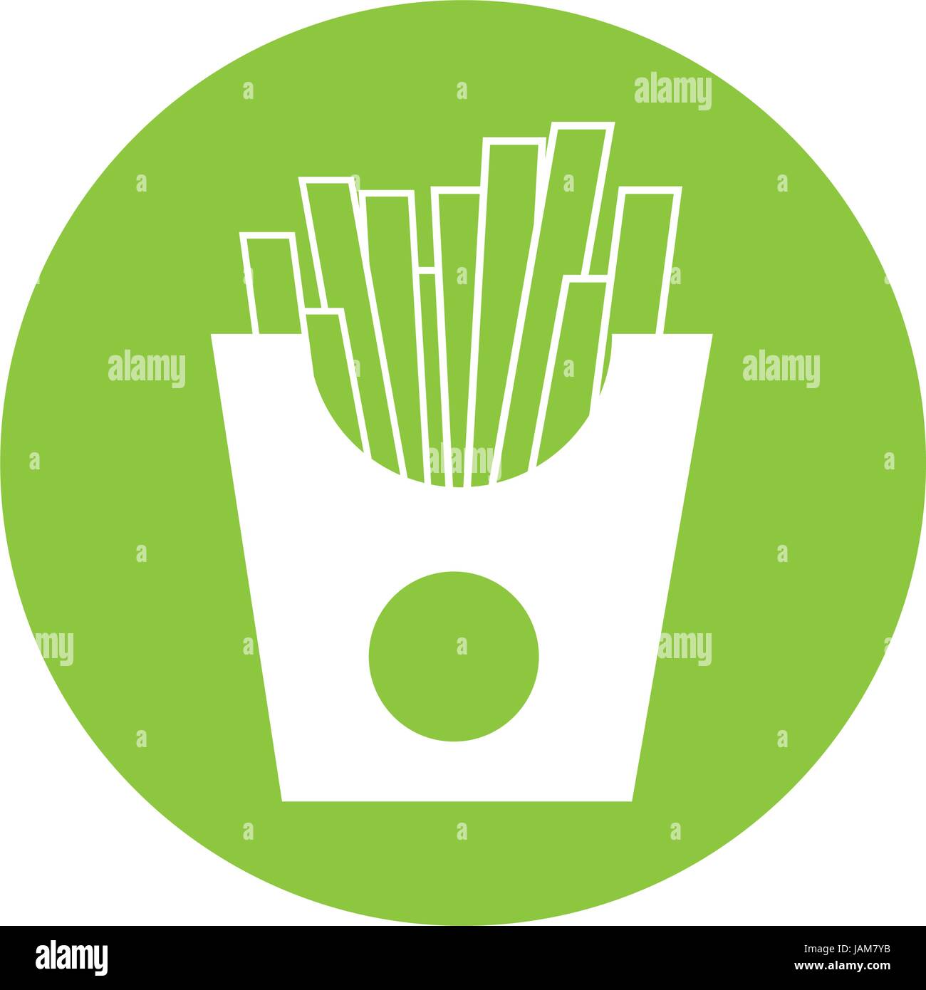 french fries isolated icon Stock Vector Image & Art - Alamy