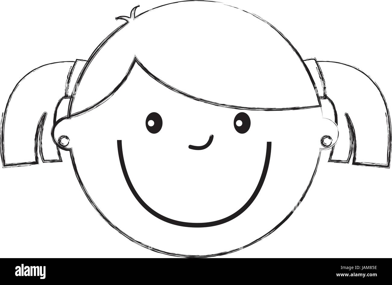 little girl avatar character Stock Vector Image & Art - Alamy