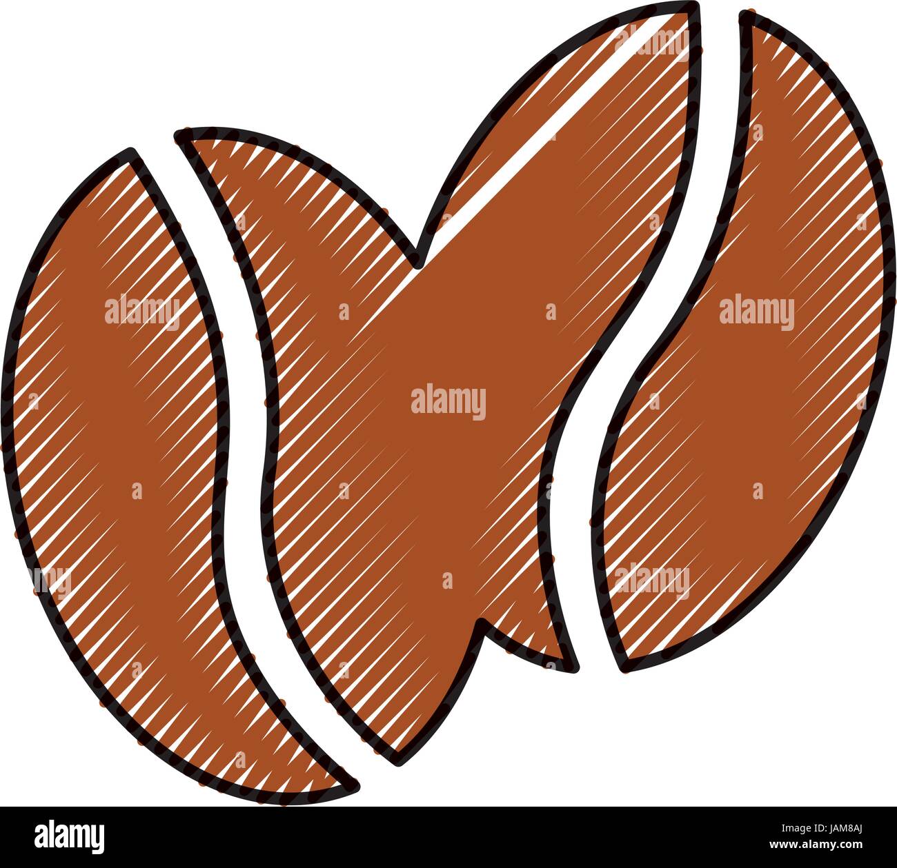 coffee grains isolated icon Stock Vector Image & Art - Alamy