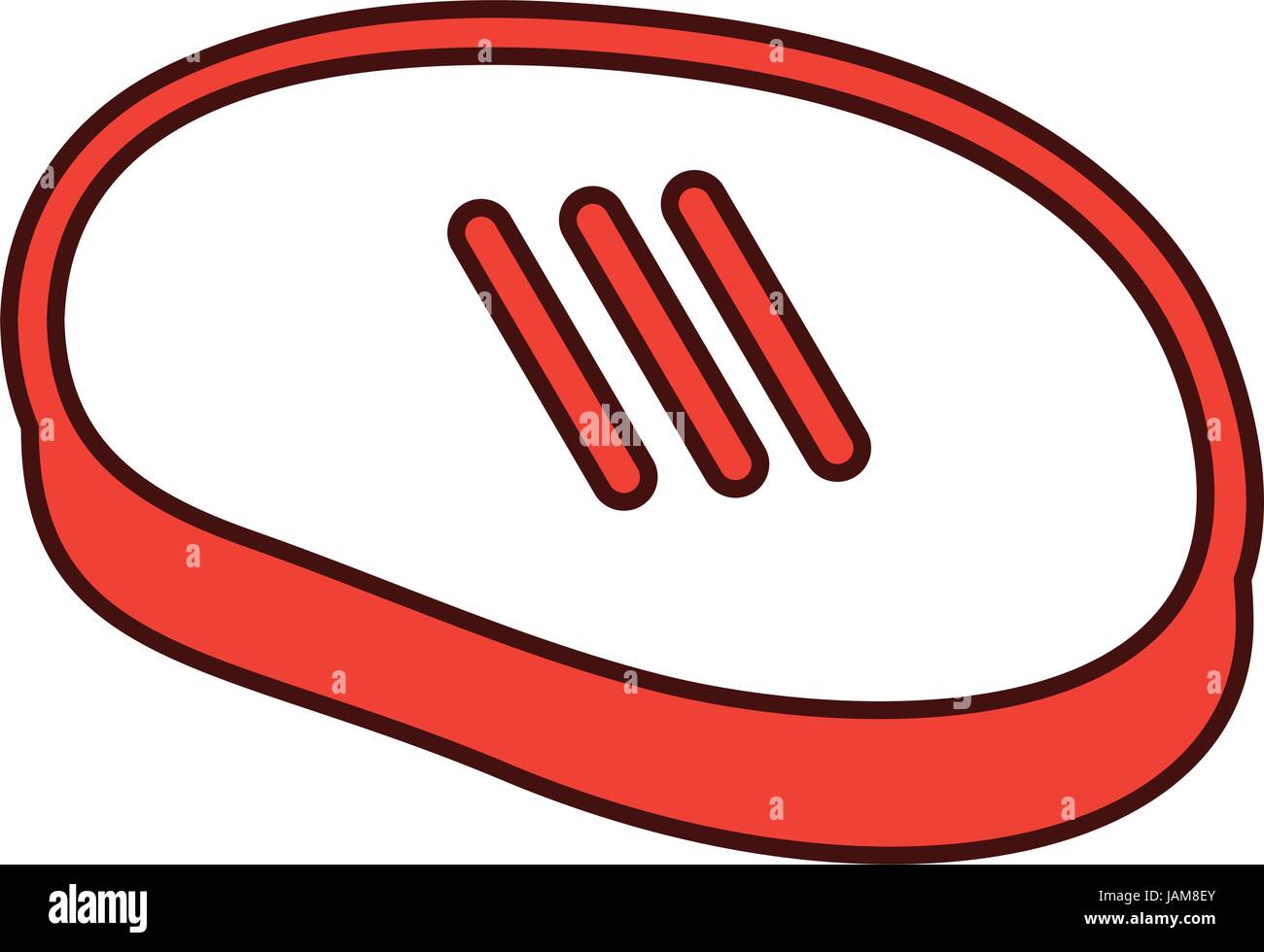 steak meat isolated icon Stock Vector Image & Art - Alamy