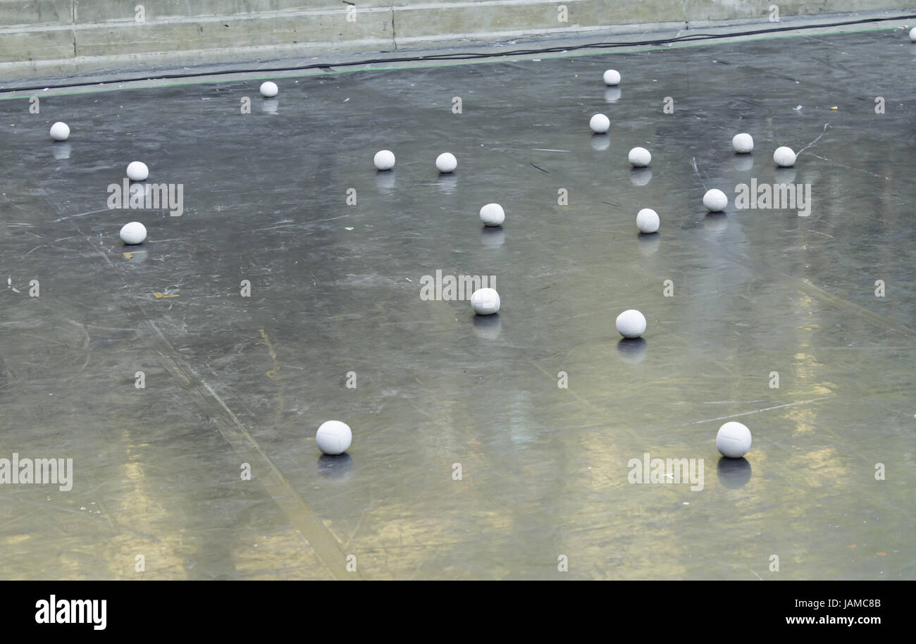 Balls of urban street scene, celebration and event Stock Photo Alamy