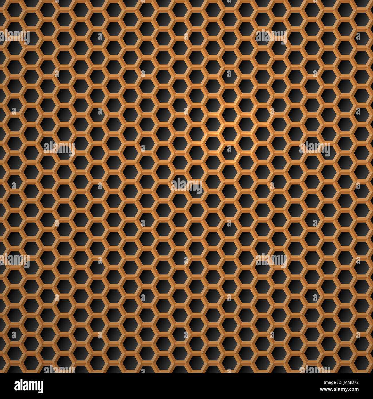 Hexagon Metal Background. Vector Illustration. Eps 10 Stock Photo - Alamy