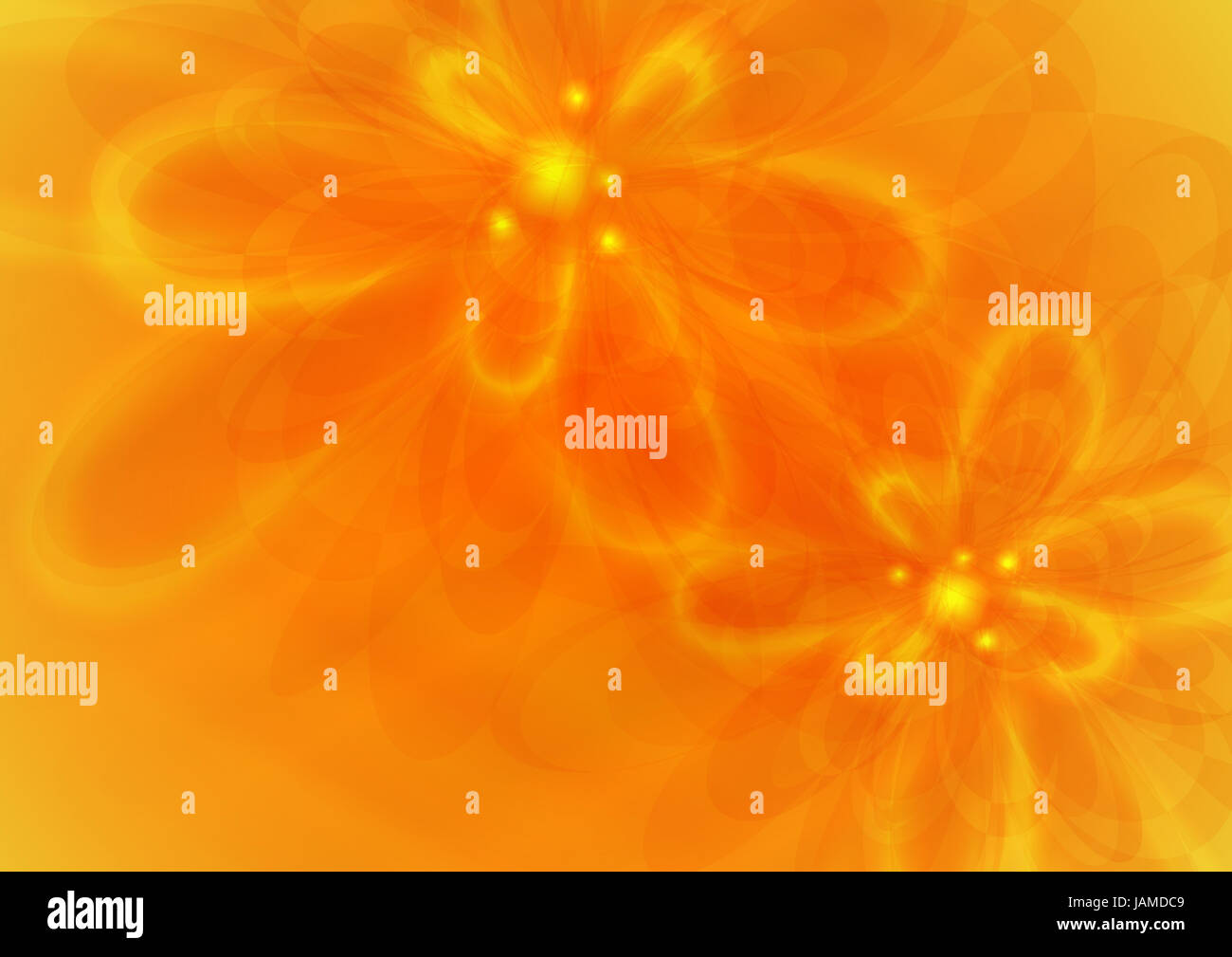 Orange Flower Background. Vector Illustration. Eps 10 Stock Photo Alamy