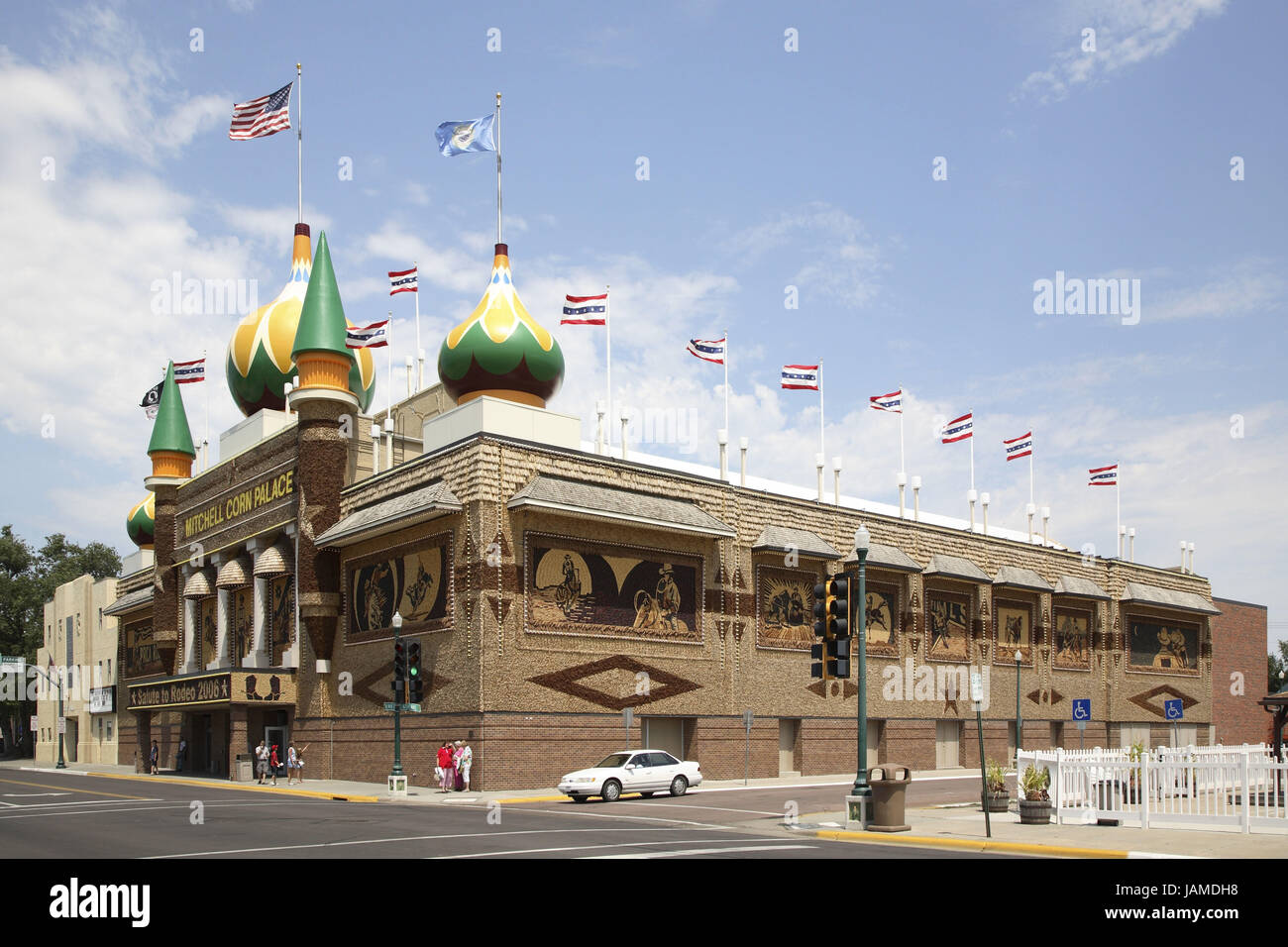 The USA,South Dakota,Mitchell,Corn Palace Stock Photo Alamy