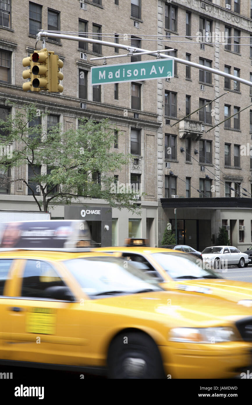 The USA,New York,Madison avenue Stock Photo - Alamy