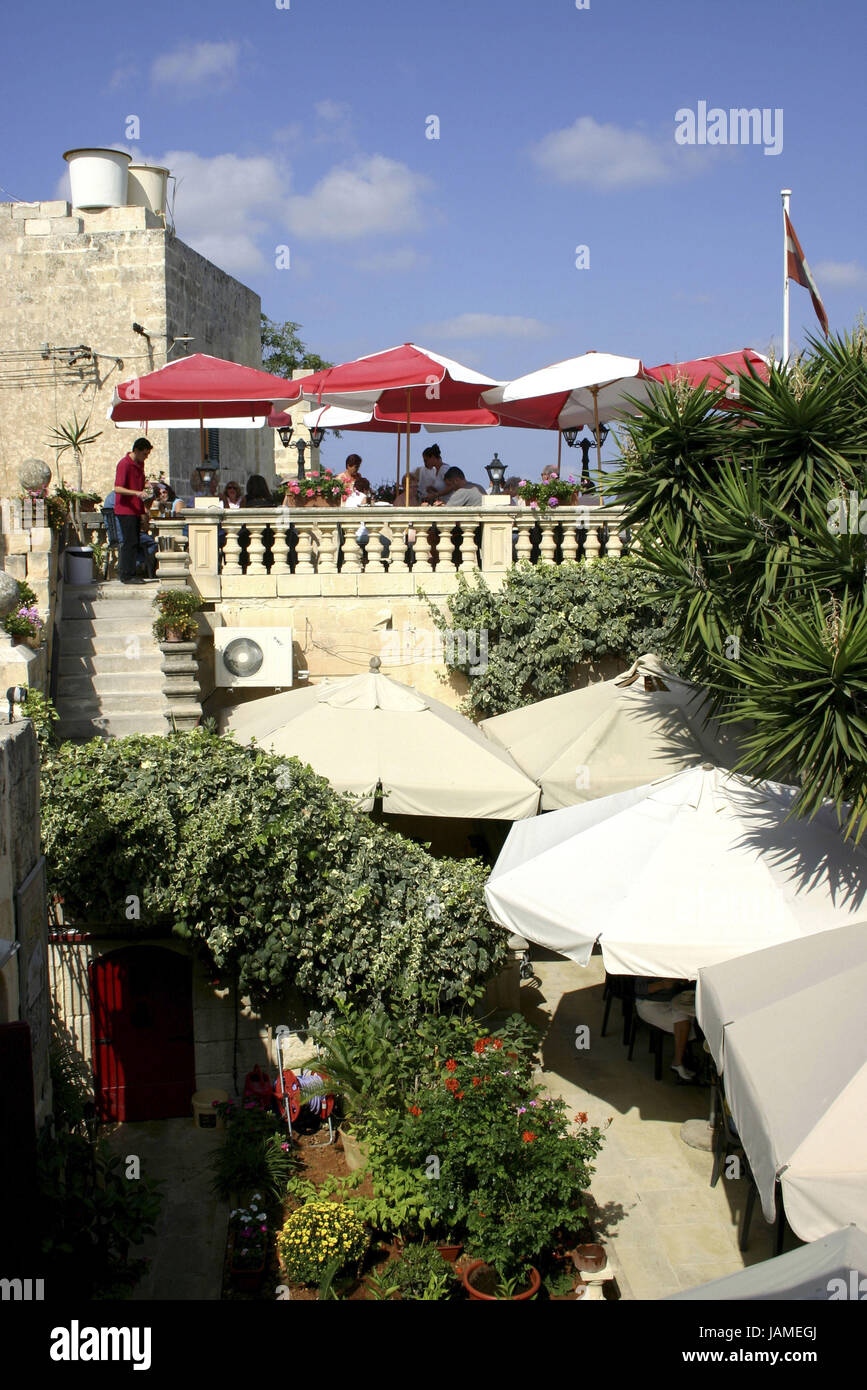 Mdina malta restaurant hires stock photography and images Alamy