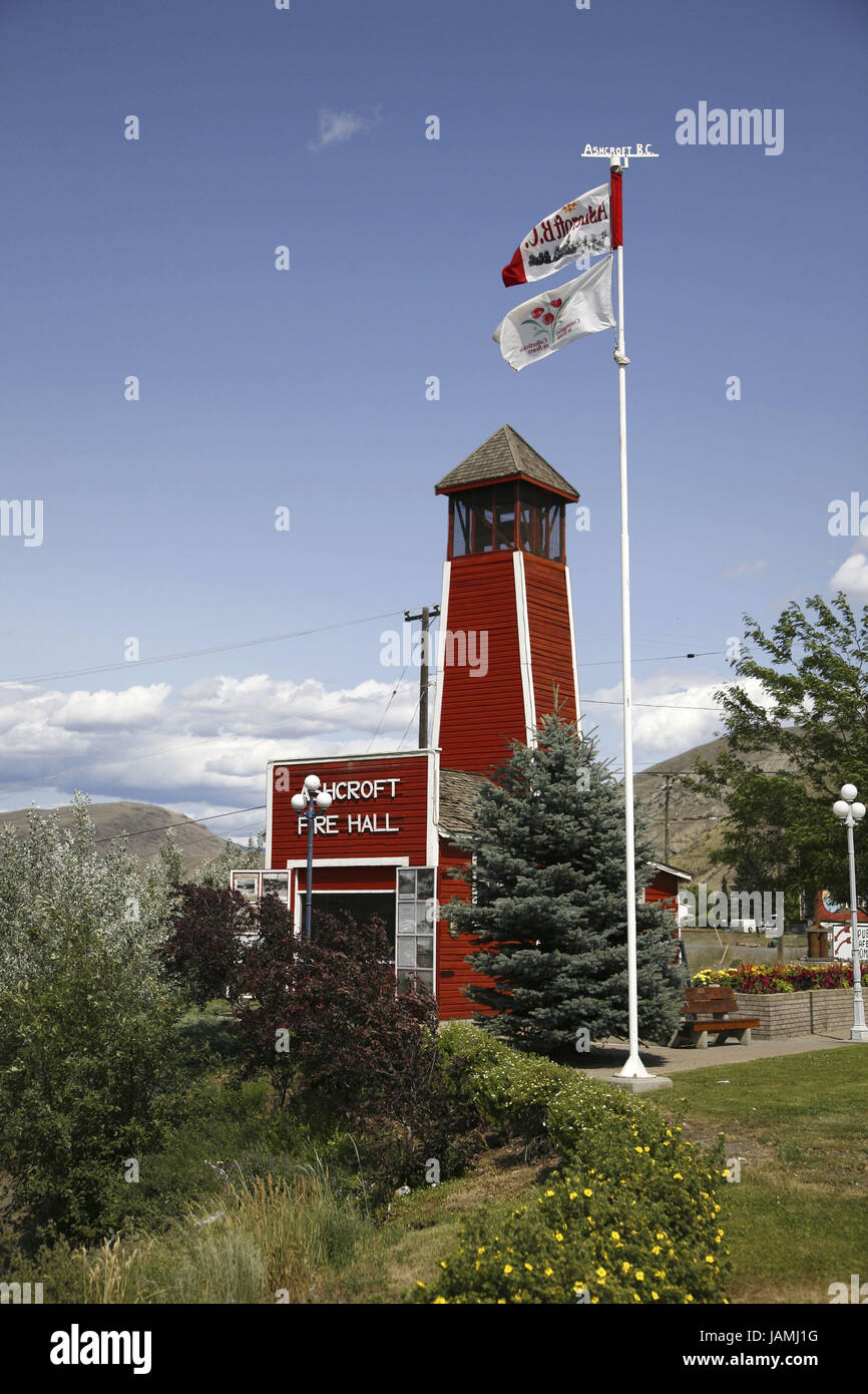 Canada,British Columbia,Ashcroft,Fire sound Stock Photo Alamy