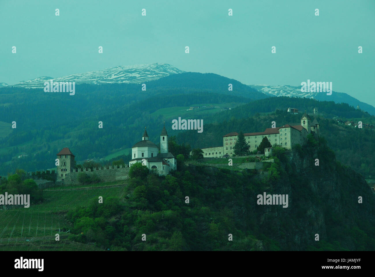 Italy,South Tirol,Eisacktal,fort with Brixen Stock Photo Alamy