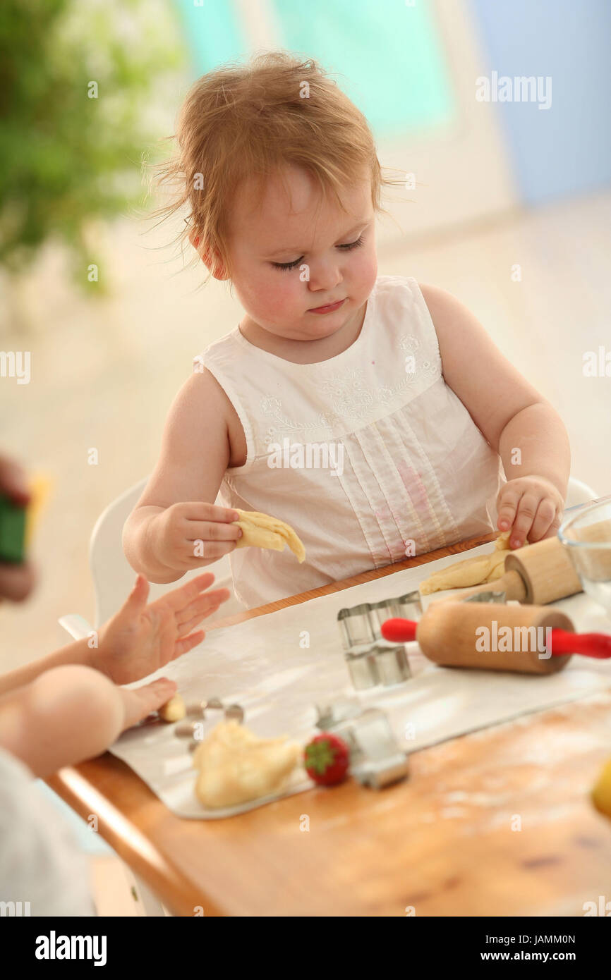 Cuisine,child,little place bake, Stock Photo