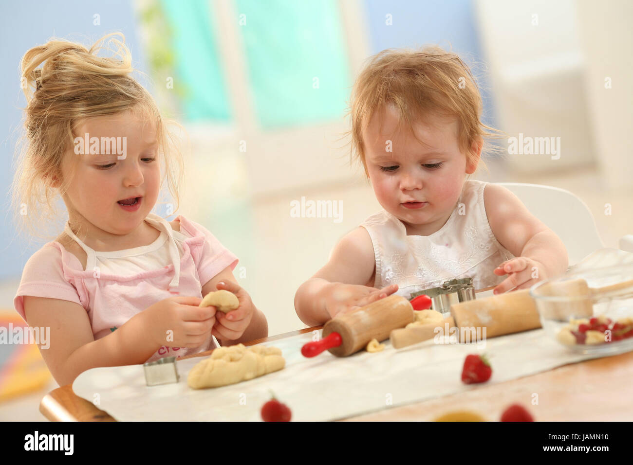 Cuisine,children,little places bake, Stock Photo
