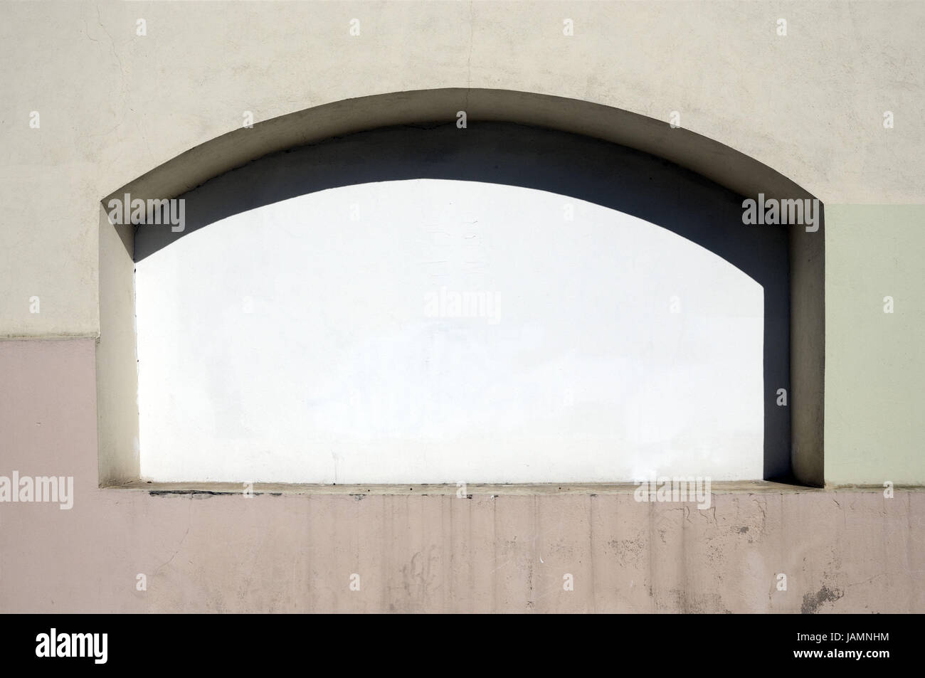 Conception,niche,wall of a house, Stock Photo