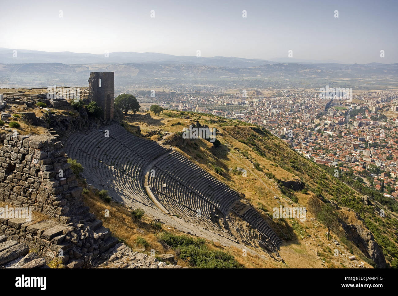Turkey,mountain ama,Acropolis,ruin site,inclination,theatre,destination ...