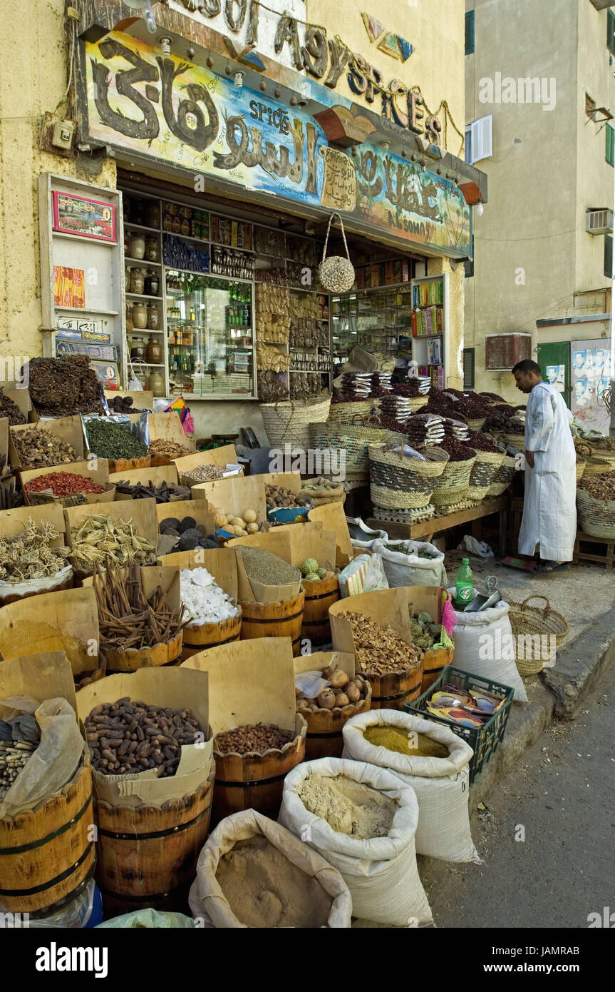 Egypt,Aswan,Souk,loading,food,man, Stock Photo