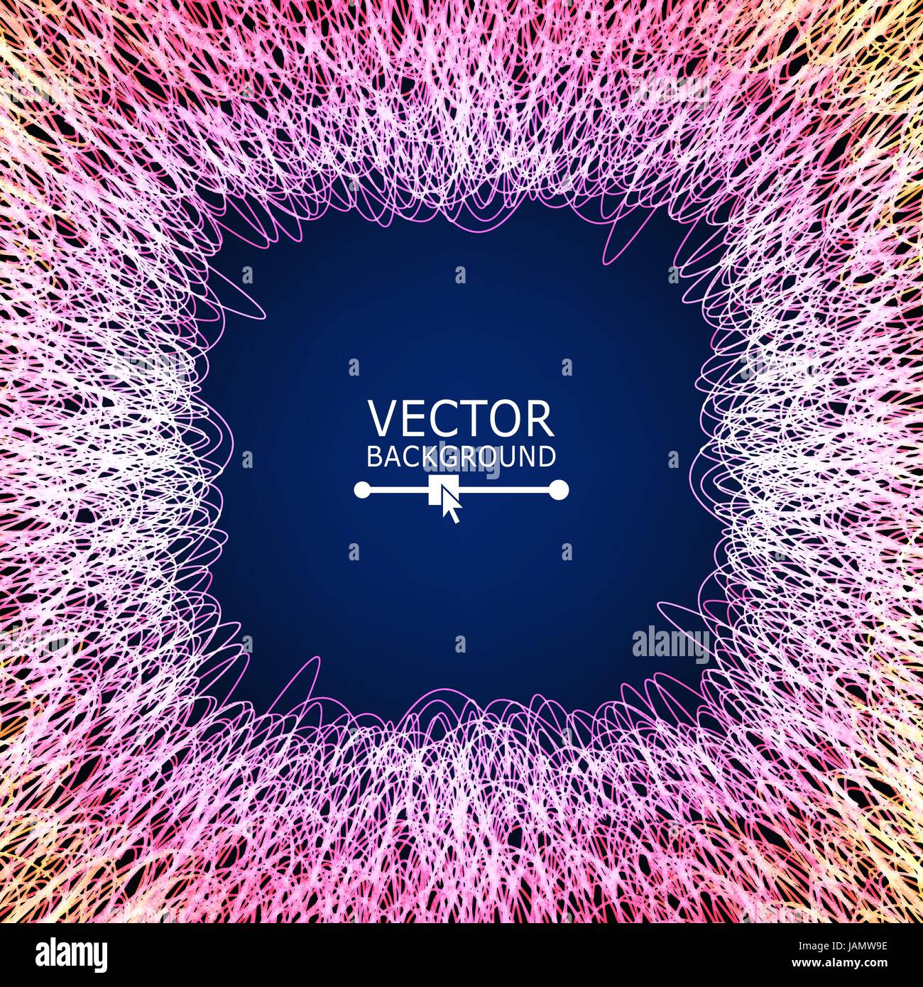 Colorful Lines. Abstract Geometric Flash Vector Background. Composition ...