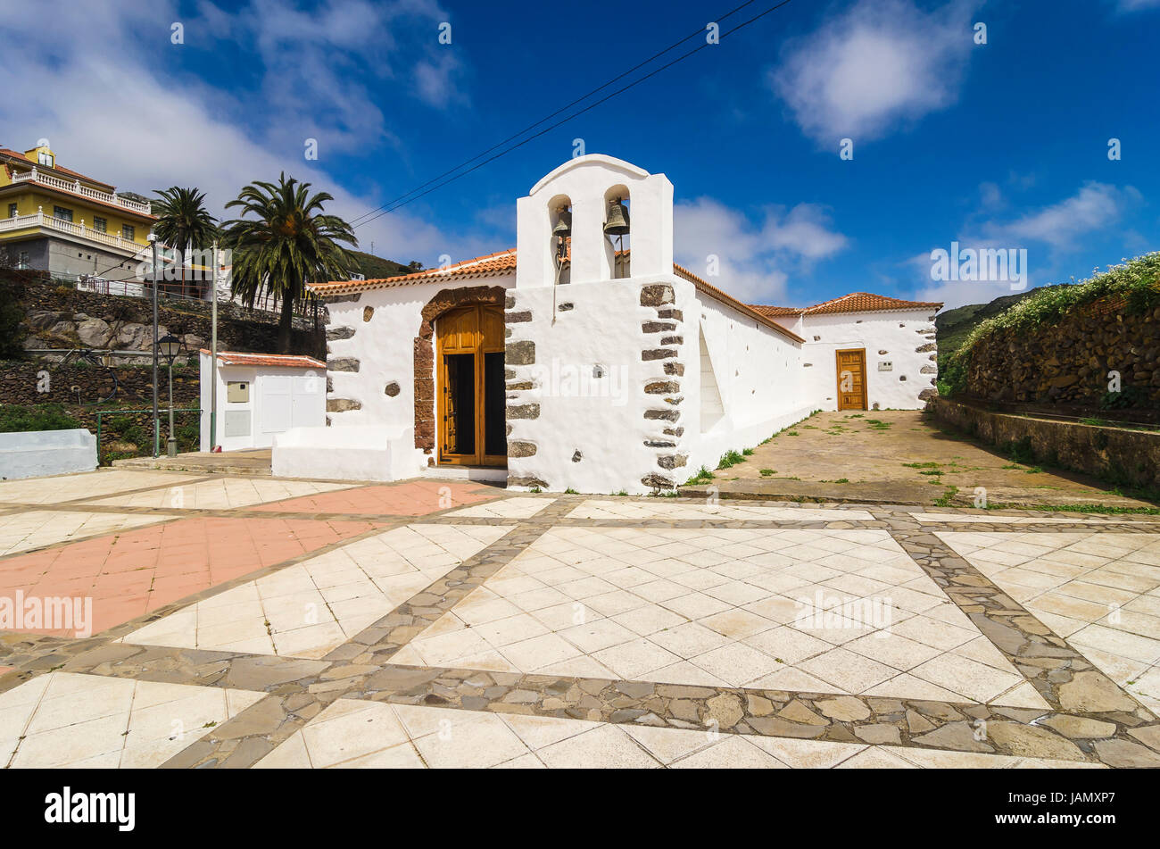 the ermita virgen de la salud chapel on la gomera Stock Photo - Alamy