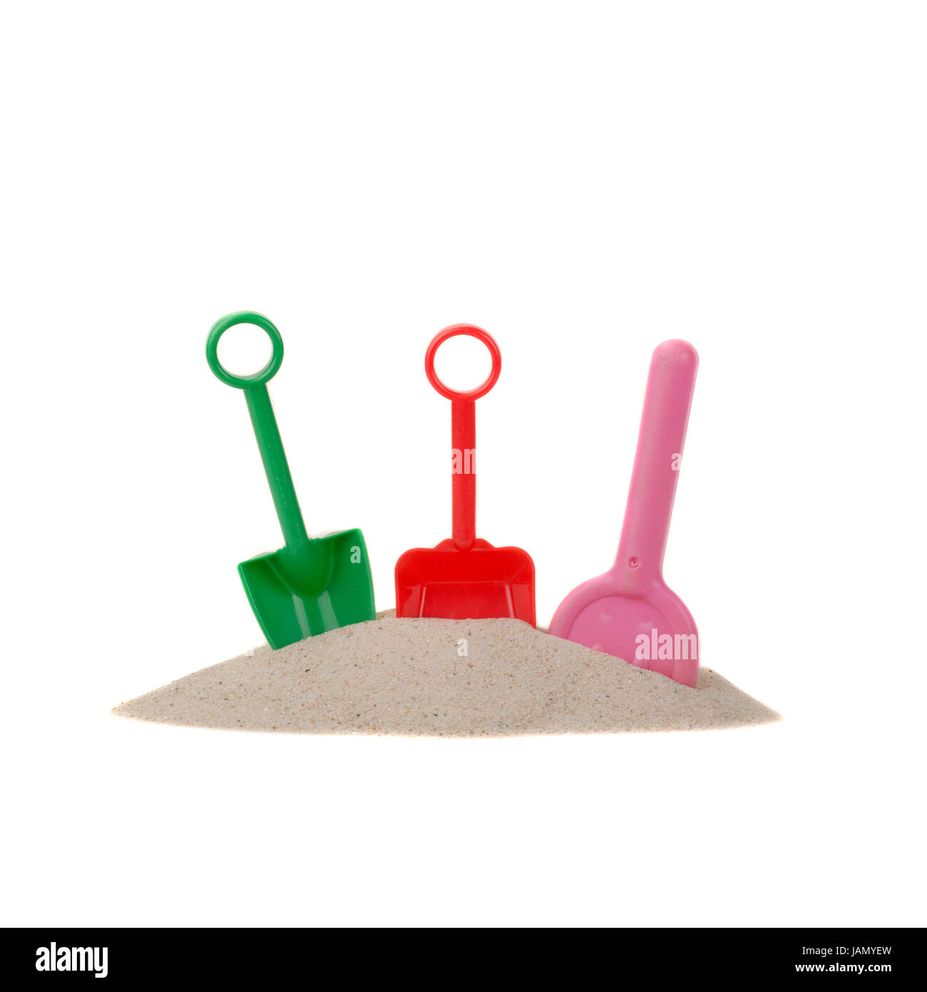 shovels in the sand Stock Photo Alamy