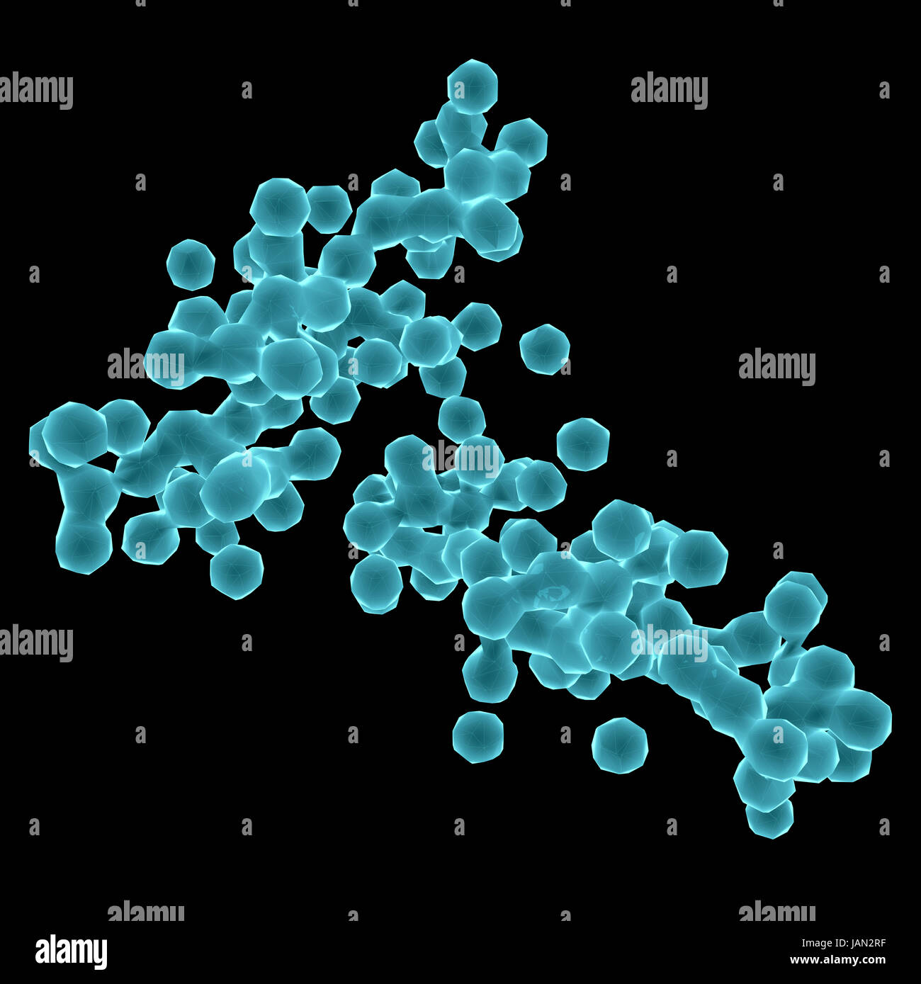 X-Ray Image Of Abstract of Chaotic Blobs Stock Photo - Alamy