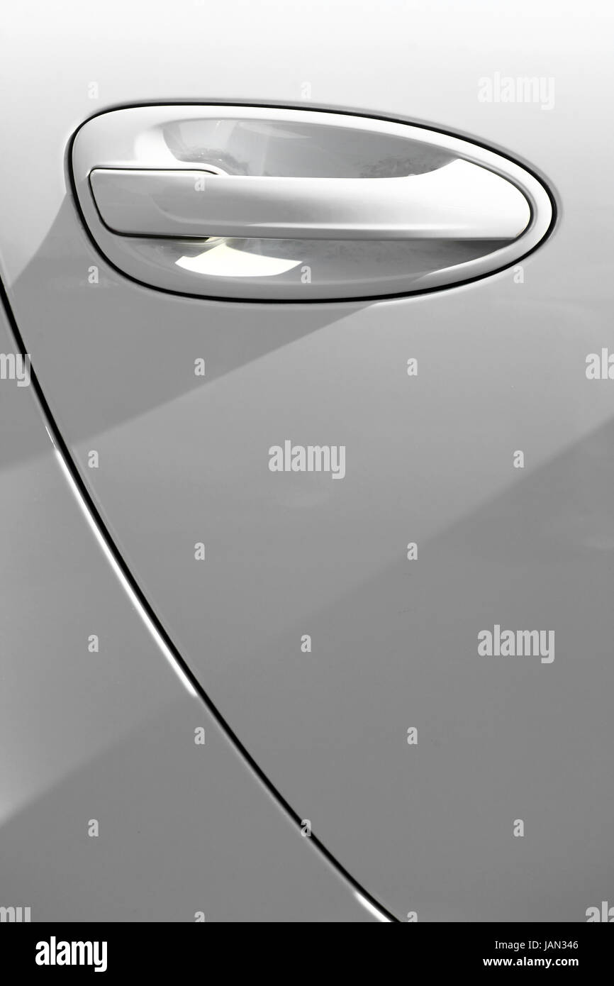 Color detail of a car door handle Stock Photo Alamy