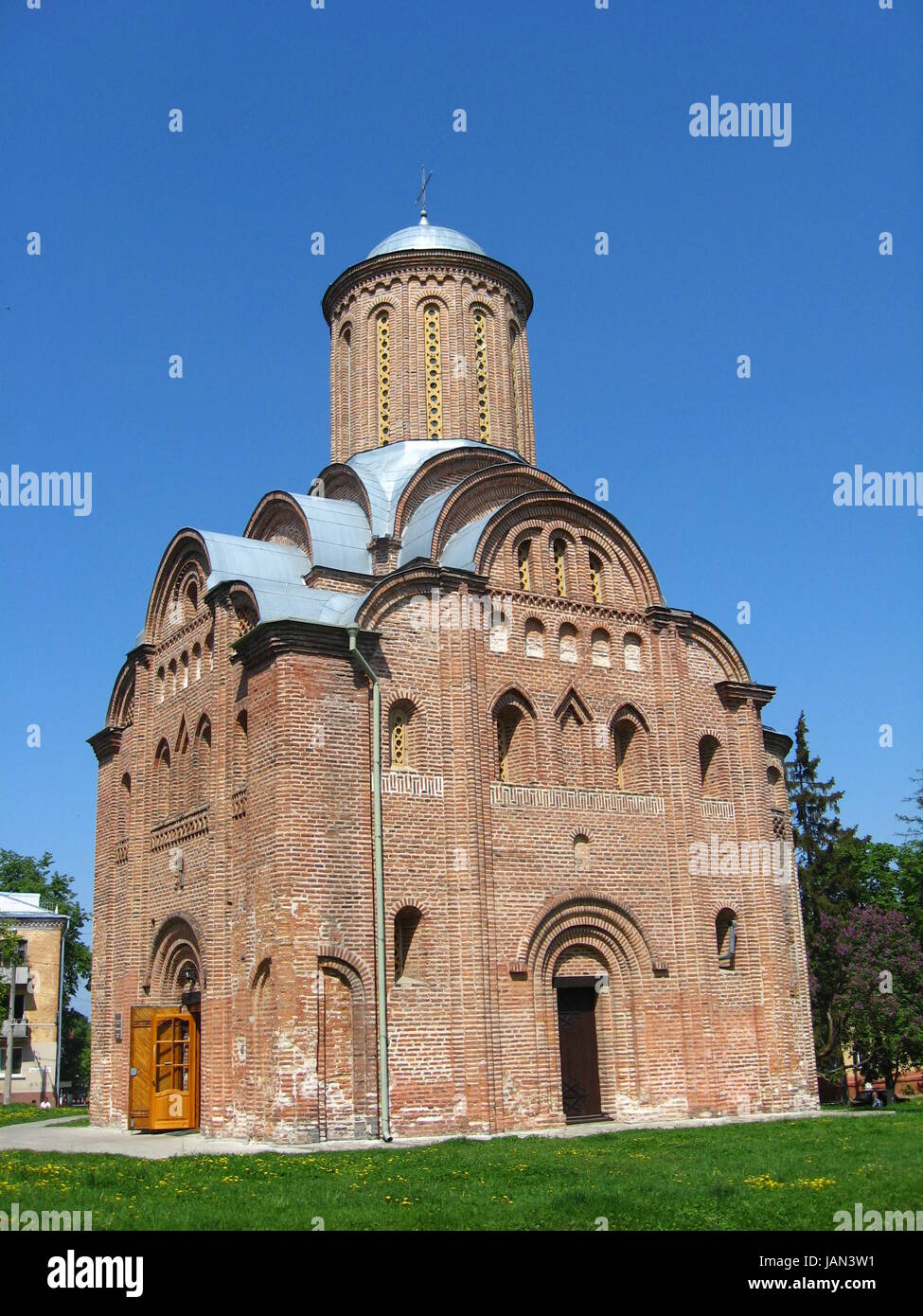 Beautiful church on a background of the blue sky Stock Photo - Alamy