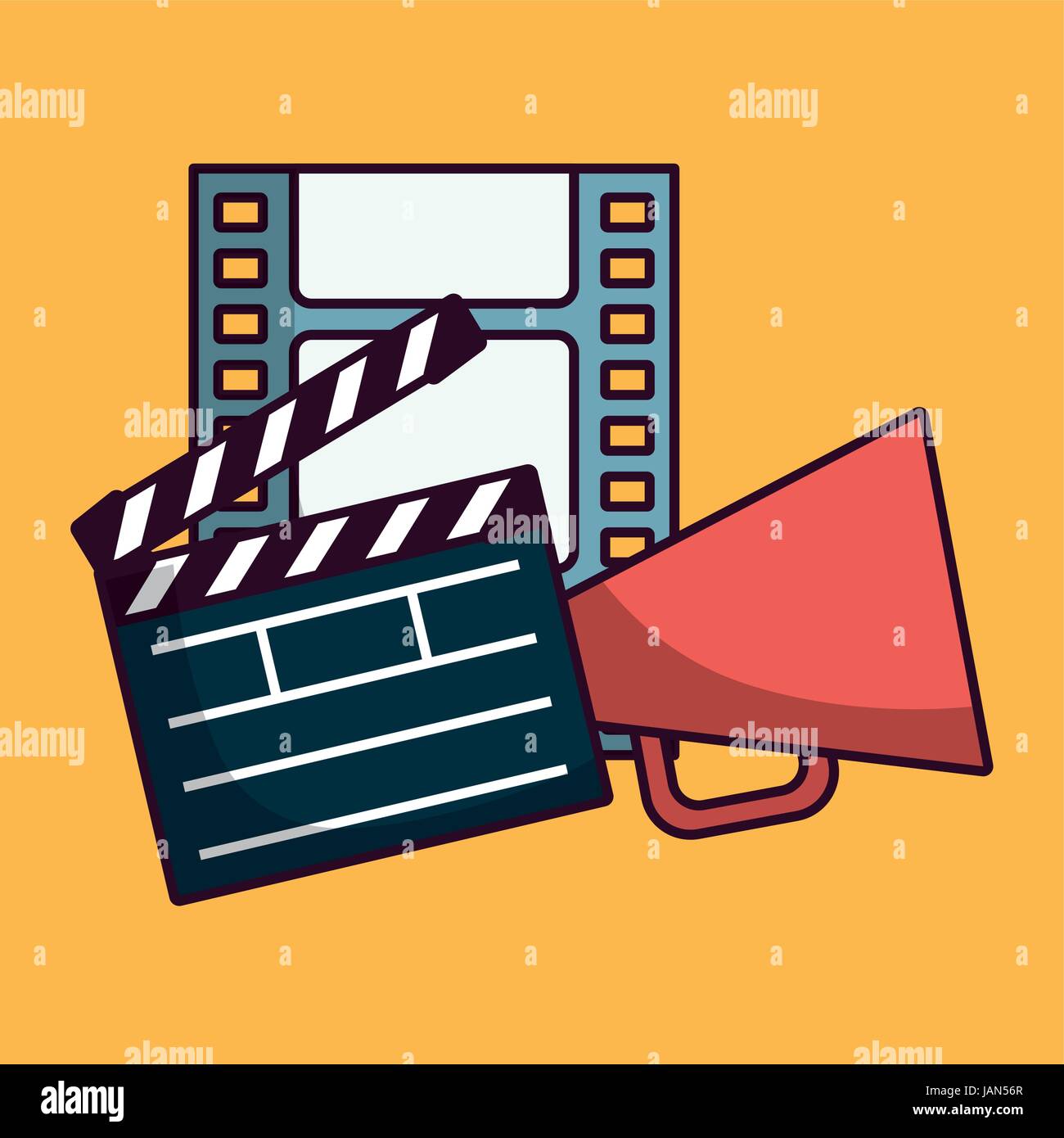 cinema related icons Stock Vector Image & Art - Alamy