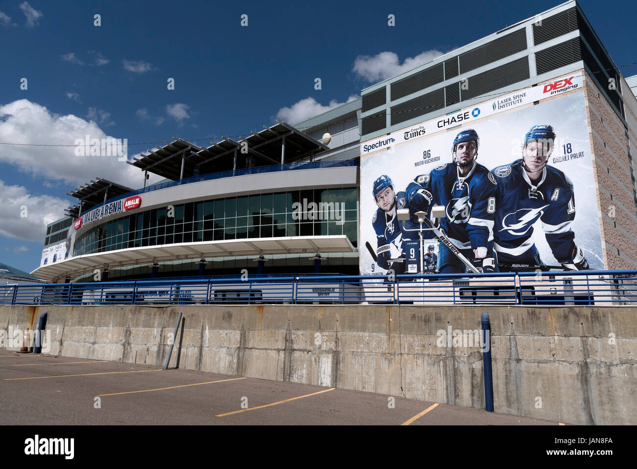 The Amalie Arena downtown Tampa Florida USA. April 2017 Stock Photo Alamy