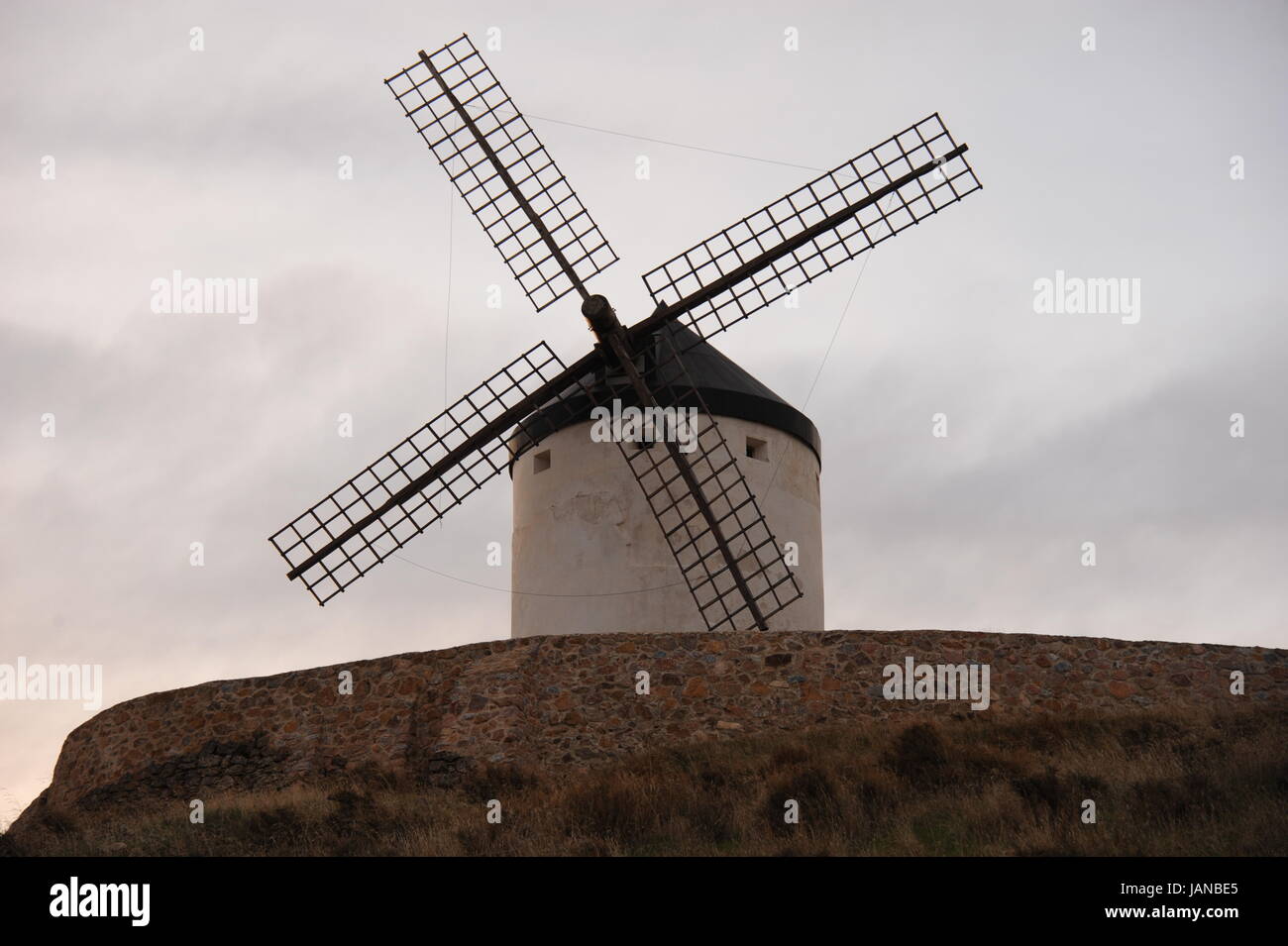 spain,windmills,province of toledo,castile-la mancha Stock Photo