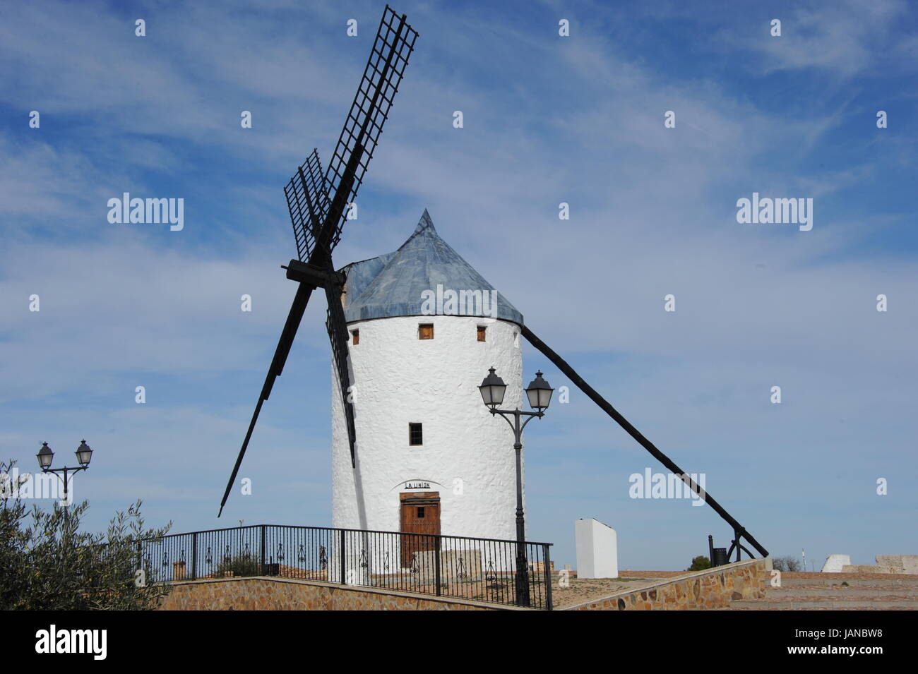 spain,windmills,province of toledo,castile-la mancha Stock Photo