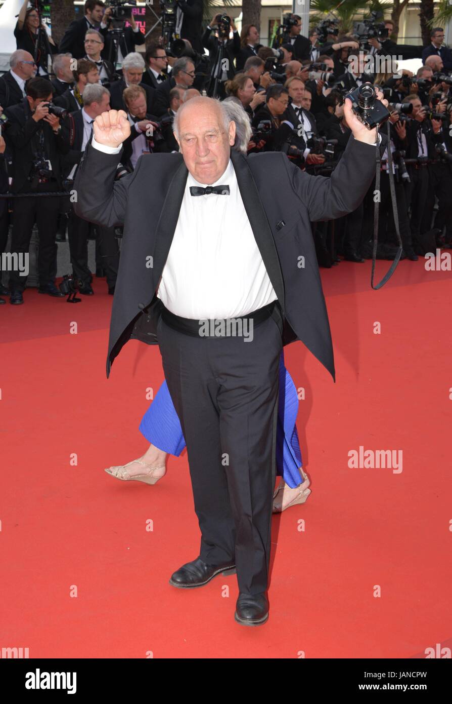 Raymond Depardon  Arriving on the red carpet for the 70th Cannes Film Festival celebrations  May 23, 2017 Photo Jacky Godard Stock Photo