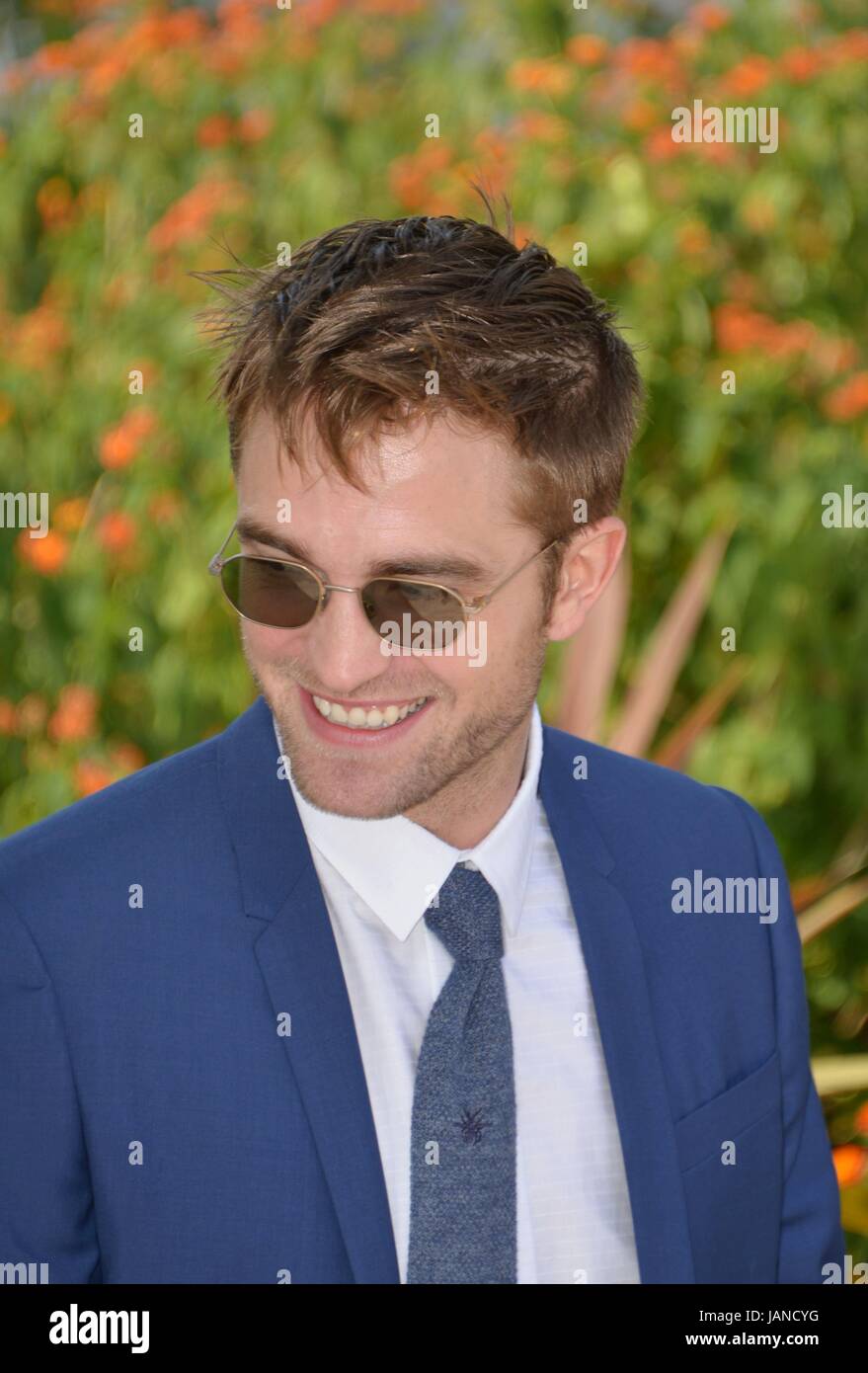 Robert Pattinson (Tie by Dior)  Photocall of the film 'Good Time'  70th Cannes Film Festival  May 25, 2017 Photo Jacky Godard Stock Photo