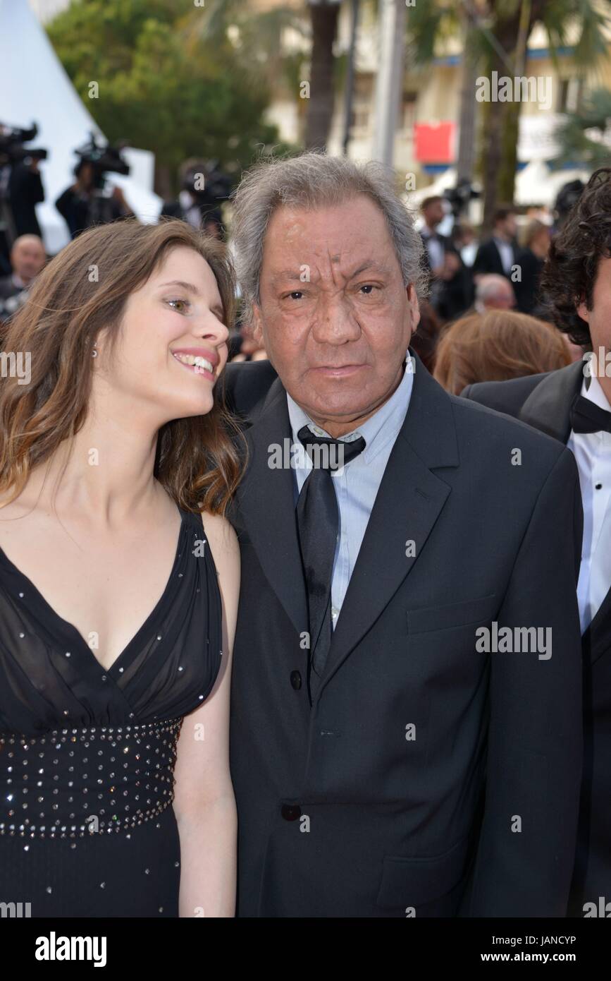 Daphne Patakia and Tony Gatlif Arriving on the red carpet for the film