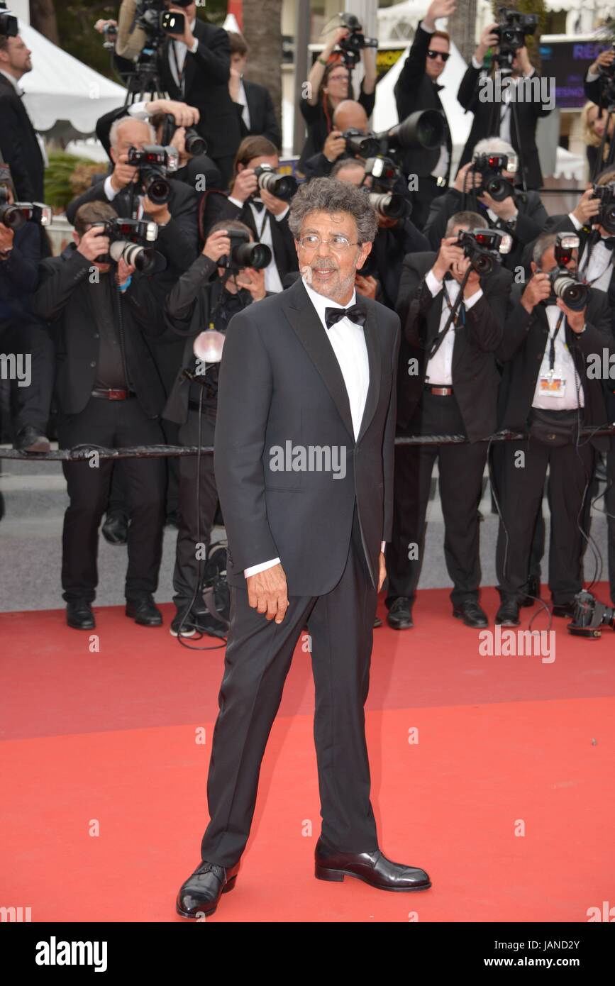 Gabriel Yared  Arriving on the red carpet for the film 'L'amant double' (The Double Lover)  70th Cannes Film Festival  May 26, 2017 Photo Jacky Godard Stock Photo