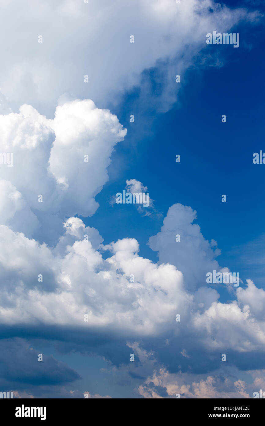 blue sky with clouds closeup Stock Photo - Alamy