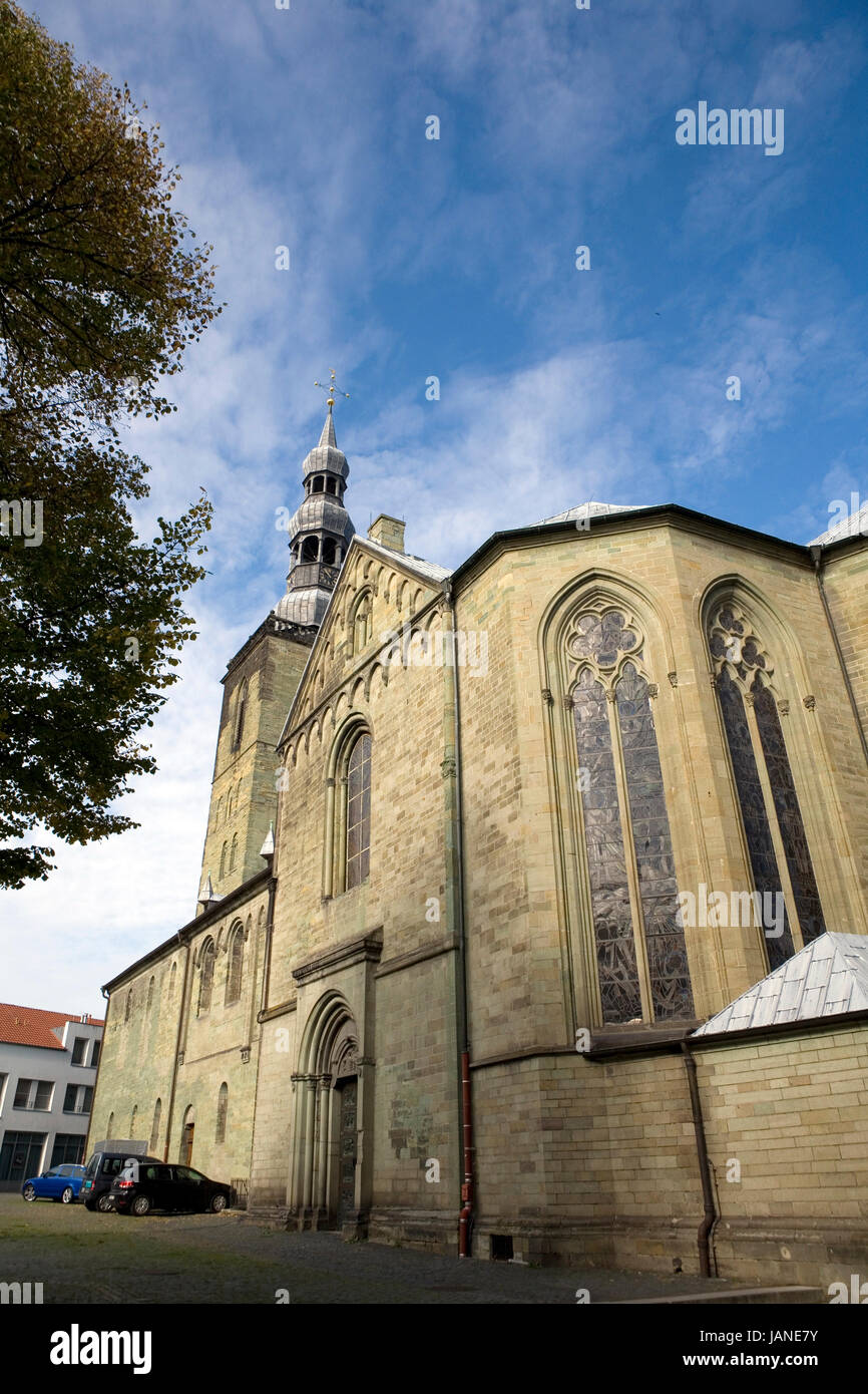 Sankt Petri Kirche, Nordrhein-Westfalen, Deutschland, Soest Stock Photo