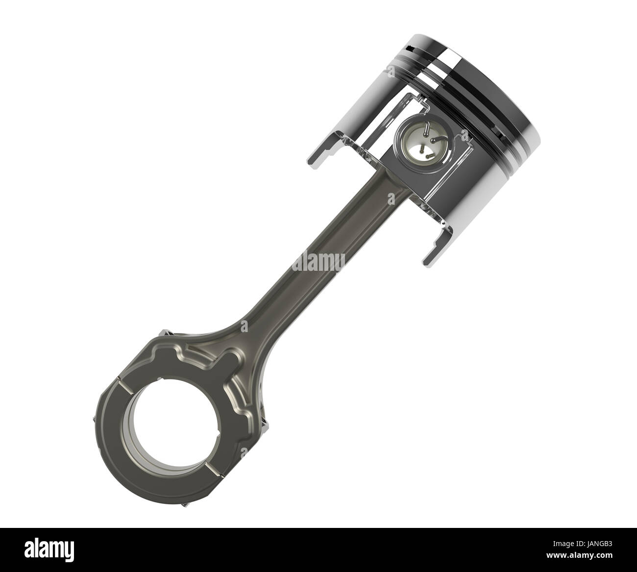 Piston of a petrol engine isolated on white backgound Stock Photo Alamy