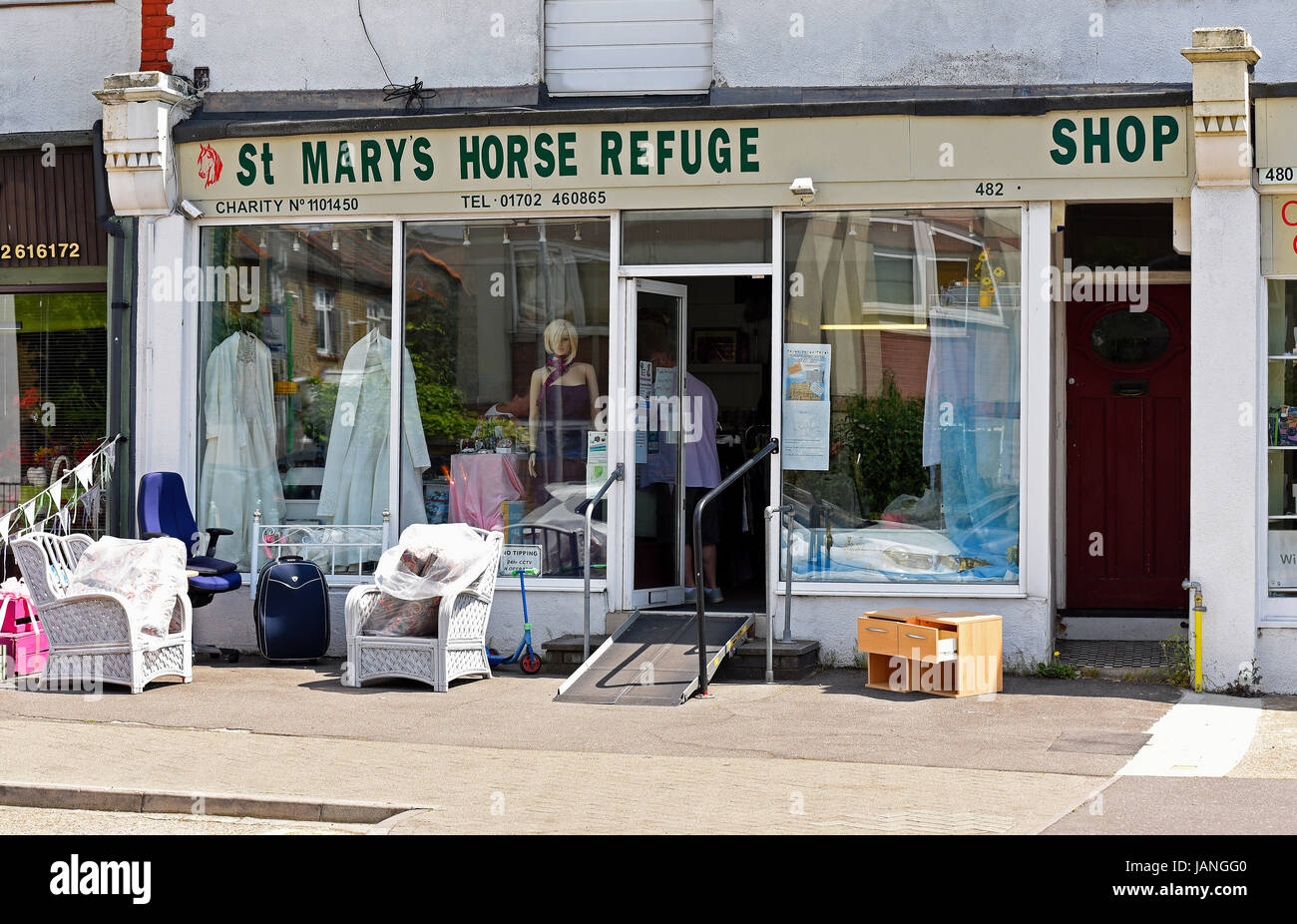 St. Mary's Horse Refuge charity shop in Sutton Road, Southend on Sea