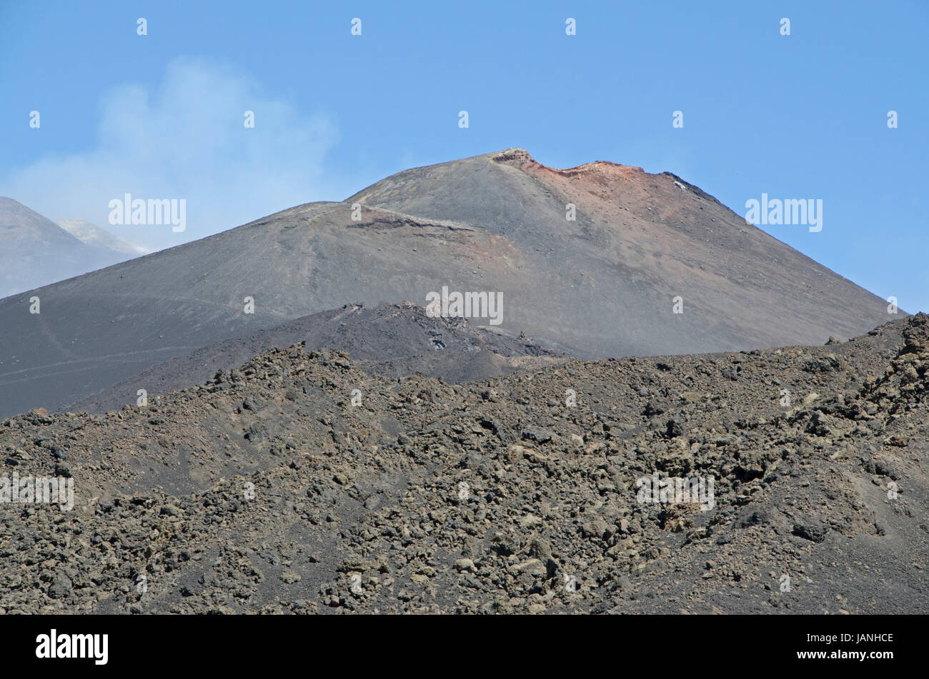 Auf dem Vulkan Ätna Stock Photo