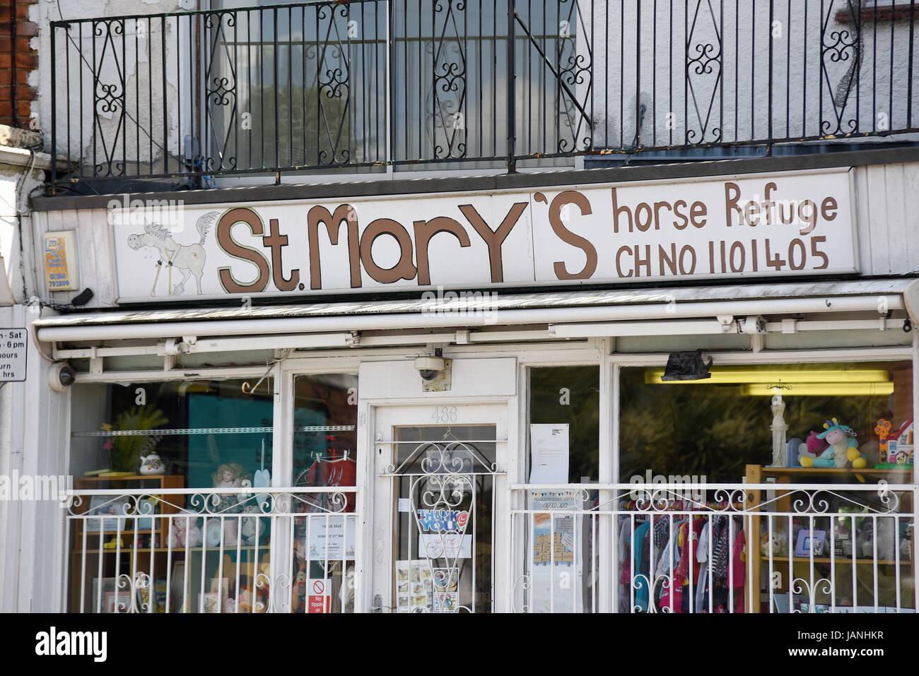 St. Mary's Horse Refuge charity shop in Sutton Road, Southend on Sea