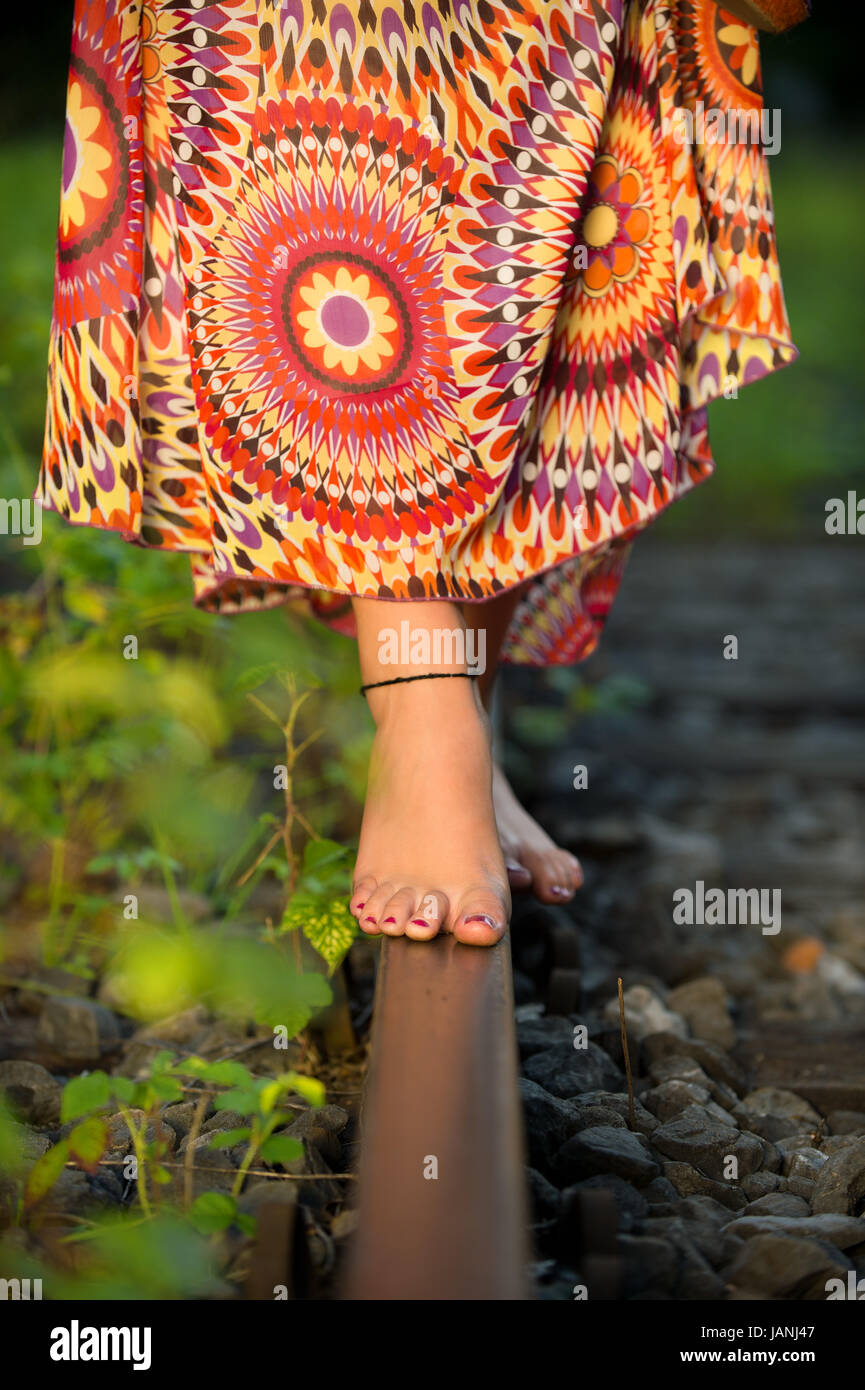 Barefoot figure hires stock photography and images Alamy
