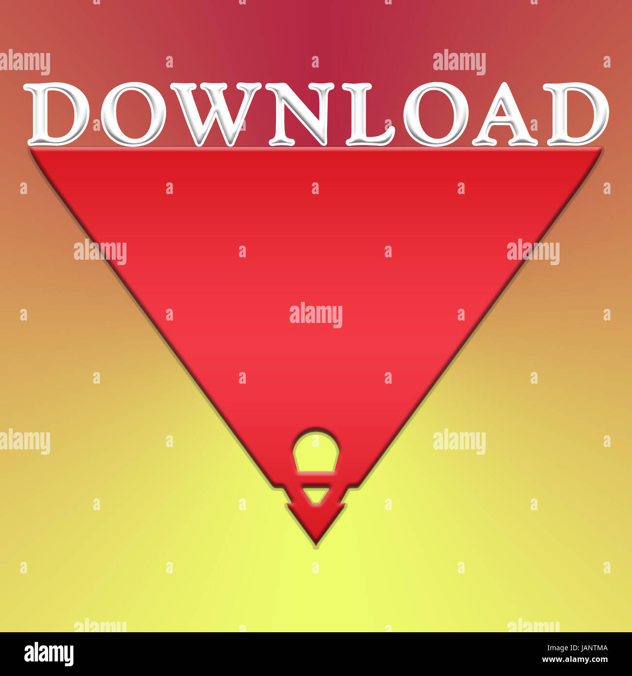 Downloading arrow symbol hi-res stock photography and images - Alamy