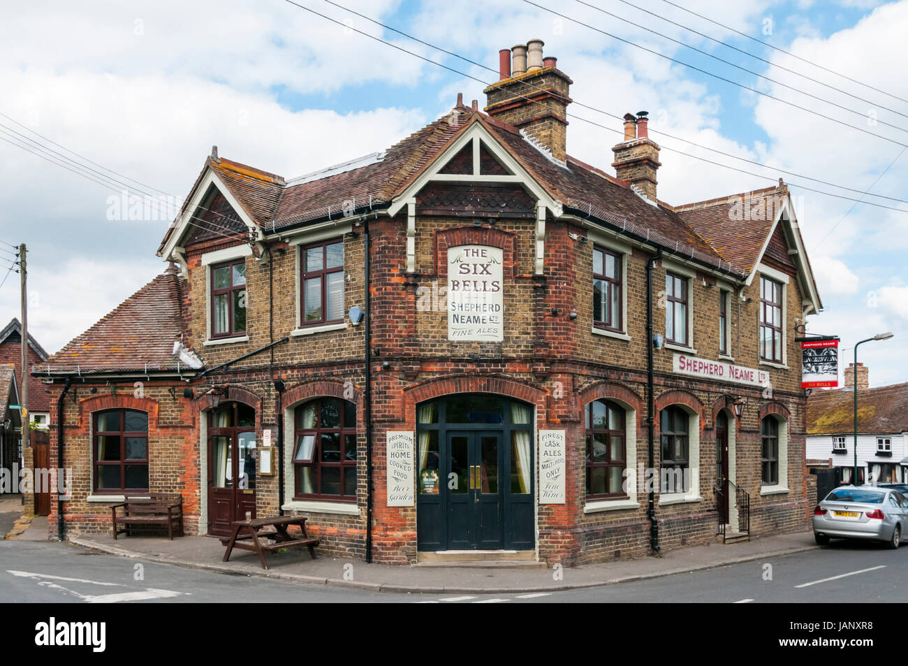Six Bells public house in Cliffe on the Hoo Peninsula. Stock Photo