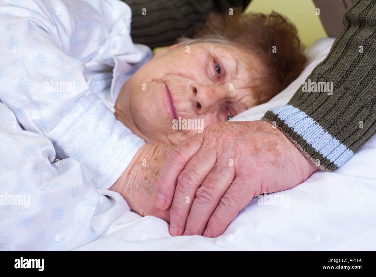 Bedridden Elderly Care High Resolution Stock Photography and Images Alamy