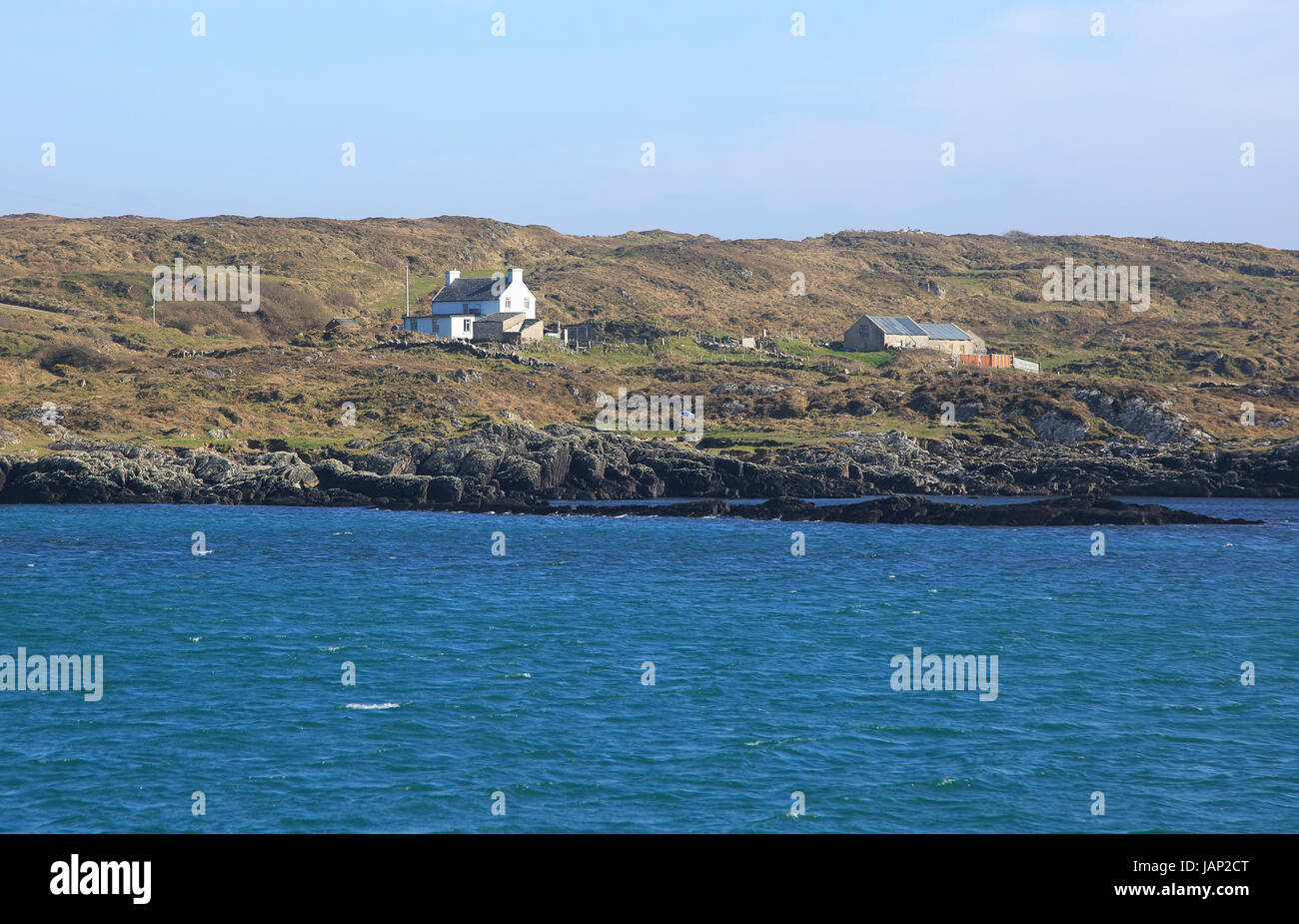 Houses on Hare Island, Roaringwater Bay, County Cork, Ireland, Irish